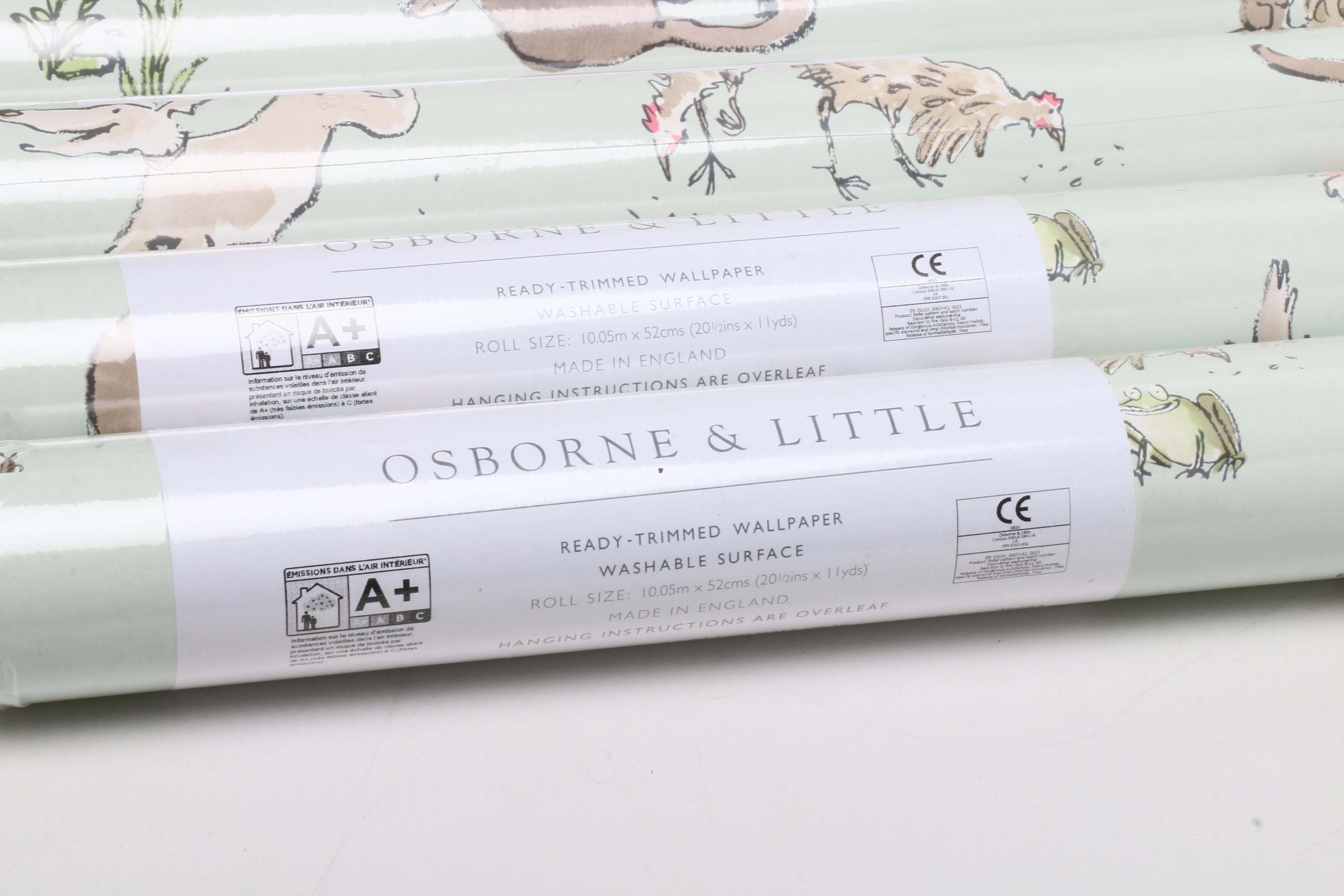 Osborne & Little Child's Washable Wallpaper, Made in England