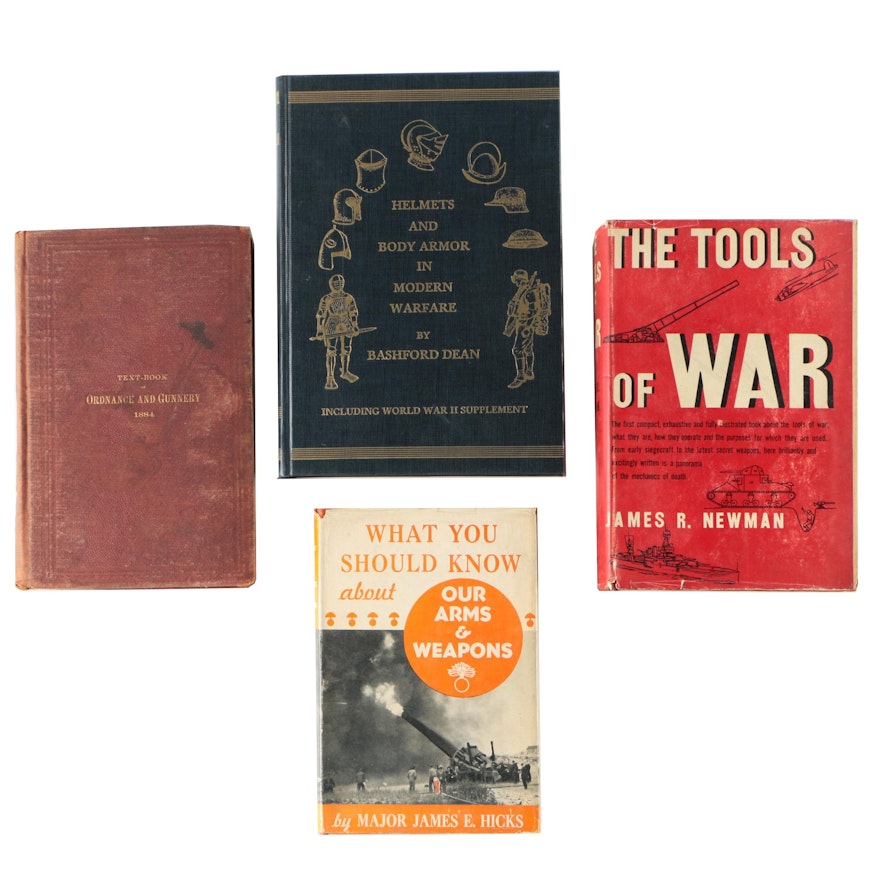 Military Arms and Armor Books featuring "The Tools of War" by James R. Newman