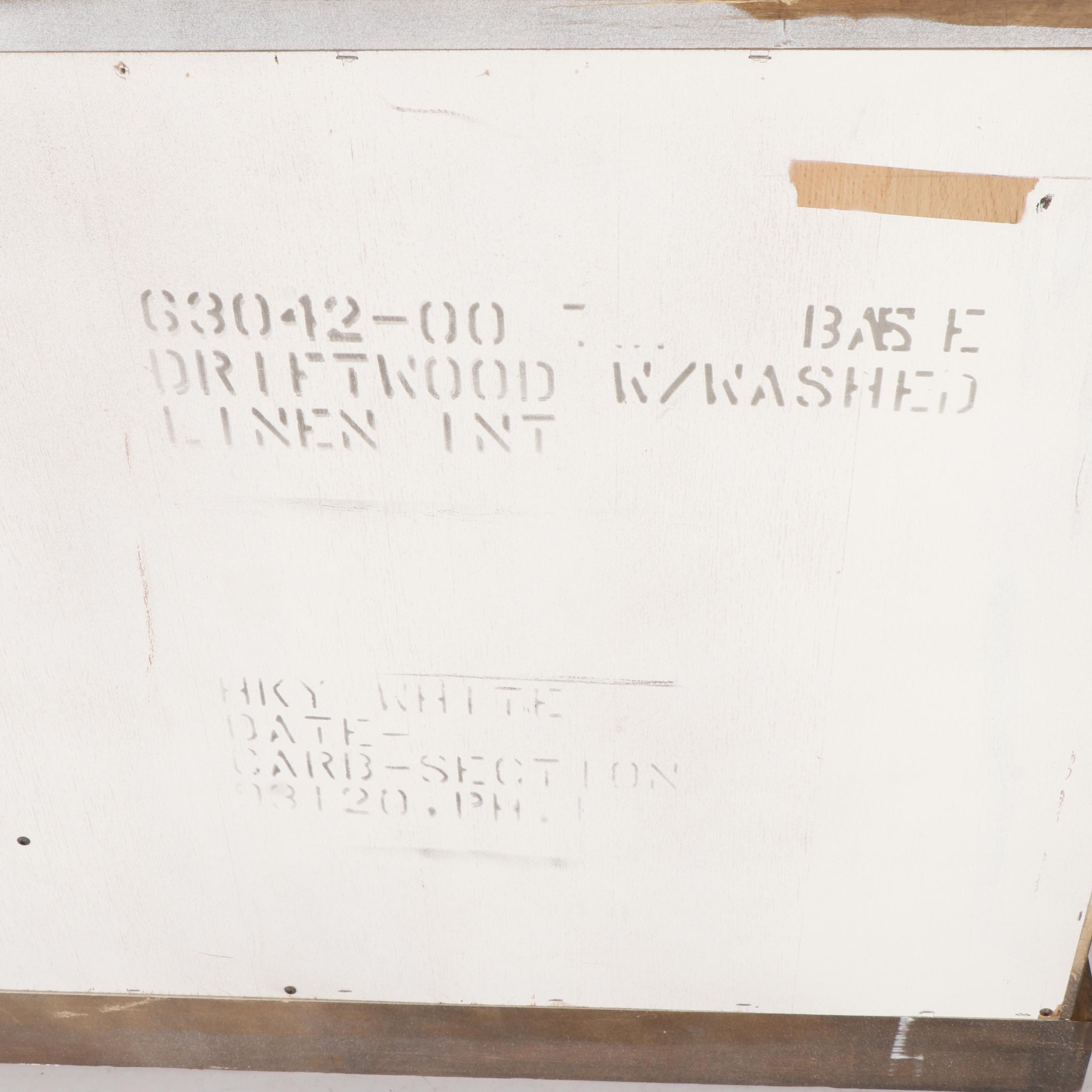 Large Contemporary Wooden Display Cabinet with Glass Doors