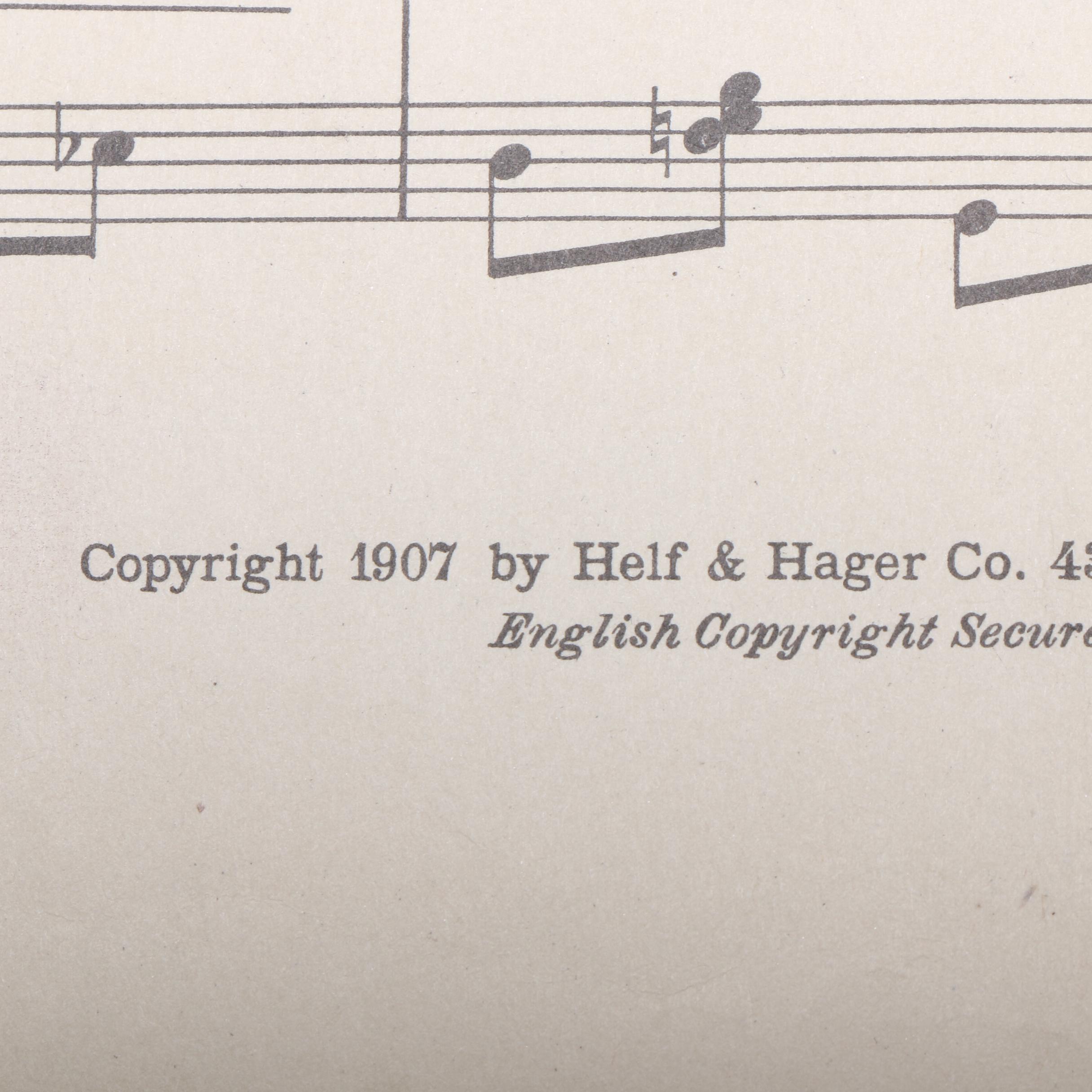 Musical Theater and Opera Sheet Music, Early 20th Century