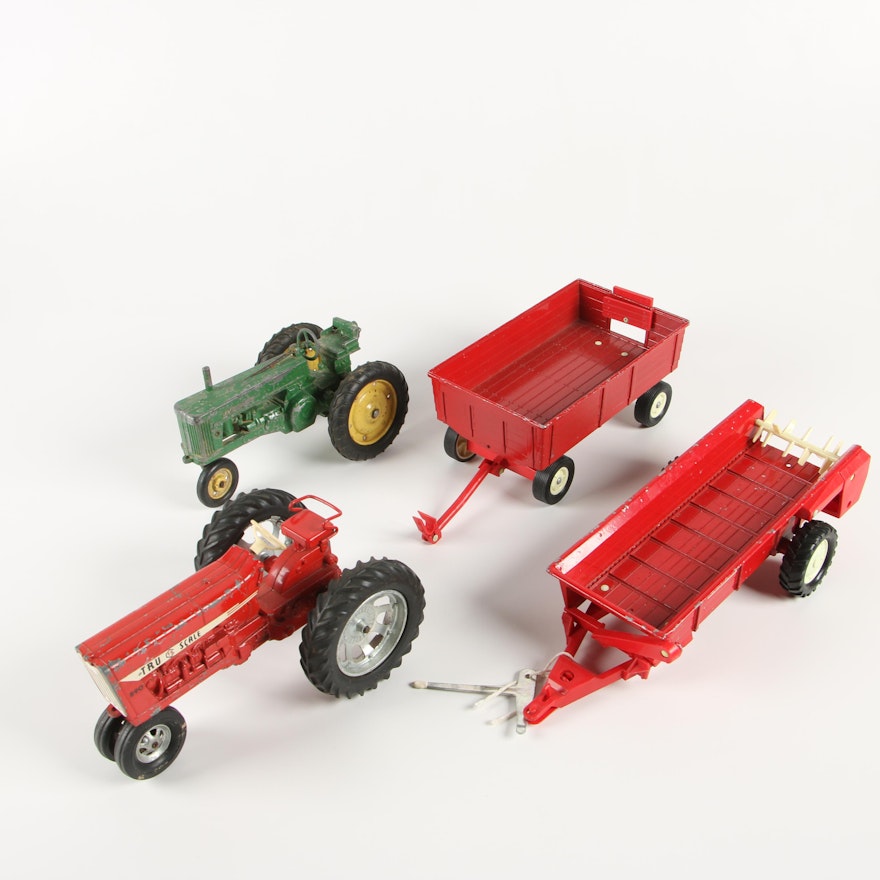 TruScale and ERTL Co. Die-Cast Metal Toy Farm Machinery