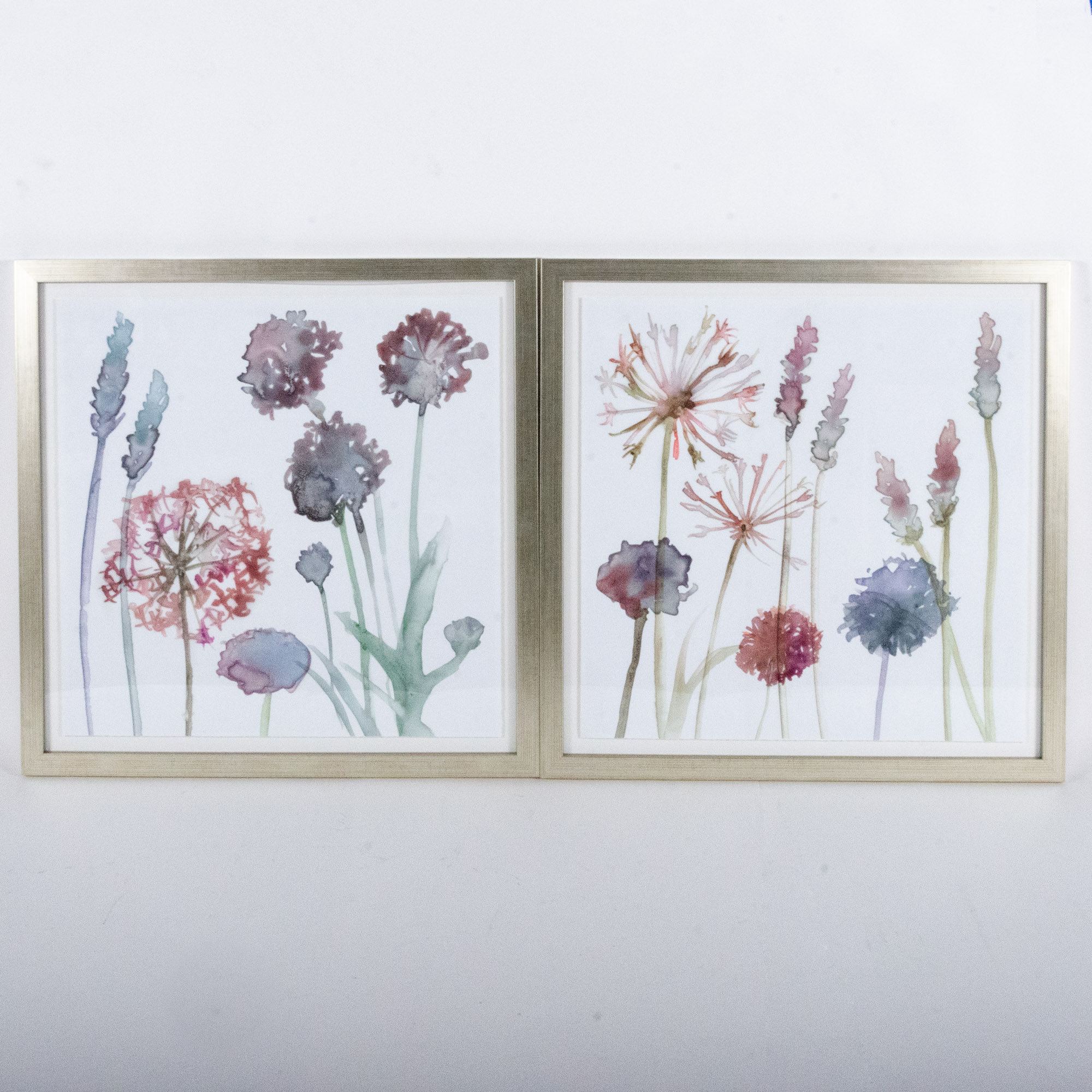 Modern Giclées "Gracious Garden 3" and "Gracious Garden 4"