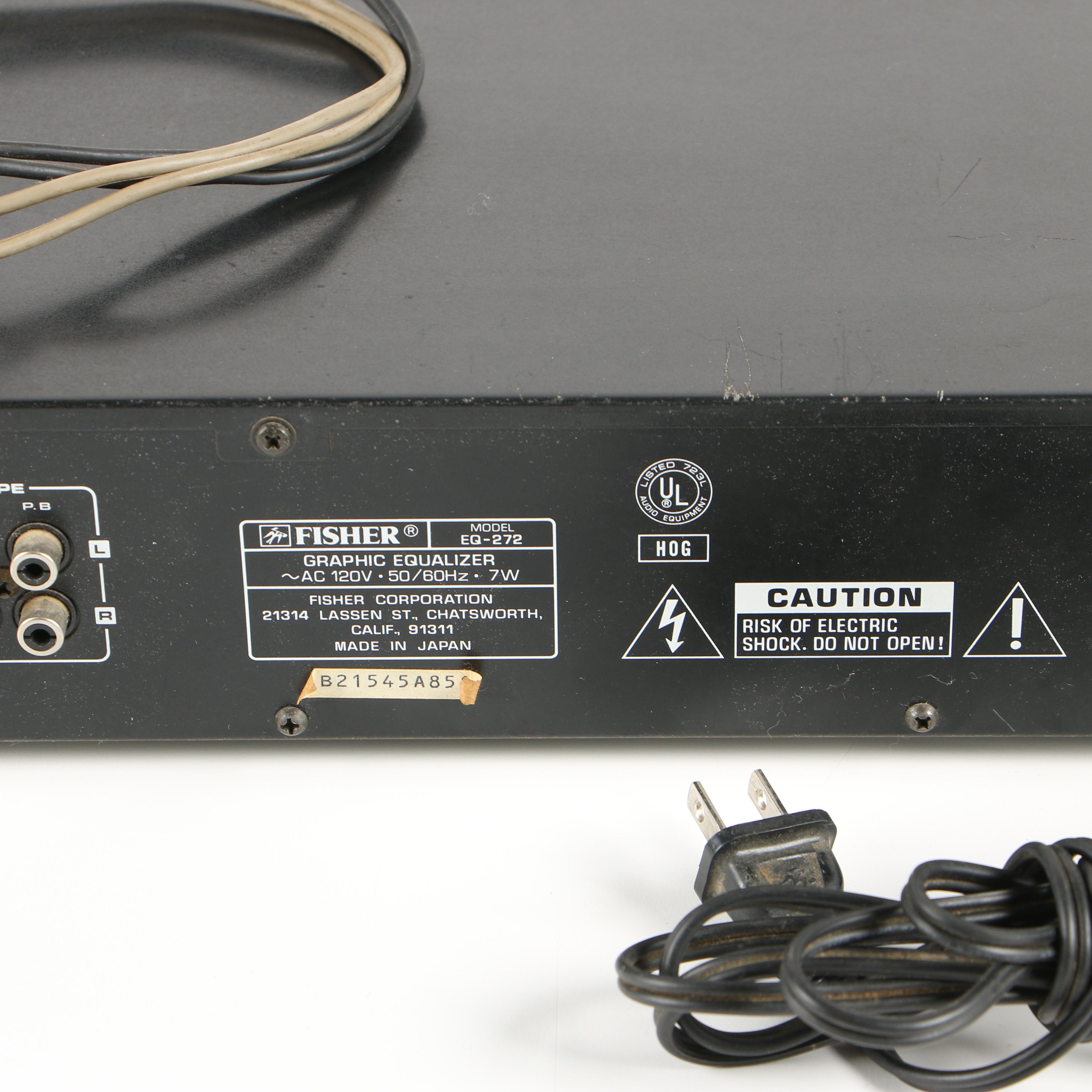 Fisher EQ-272 Stereo Graphic Equalizer