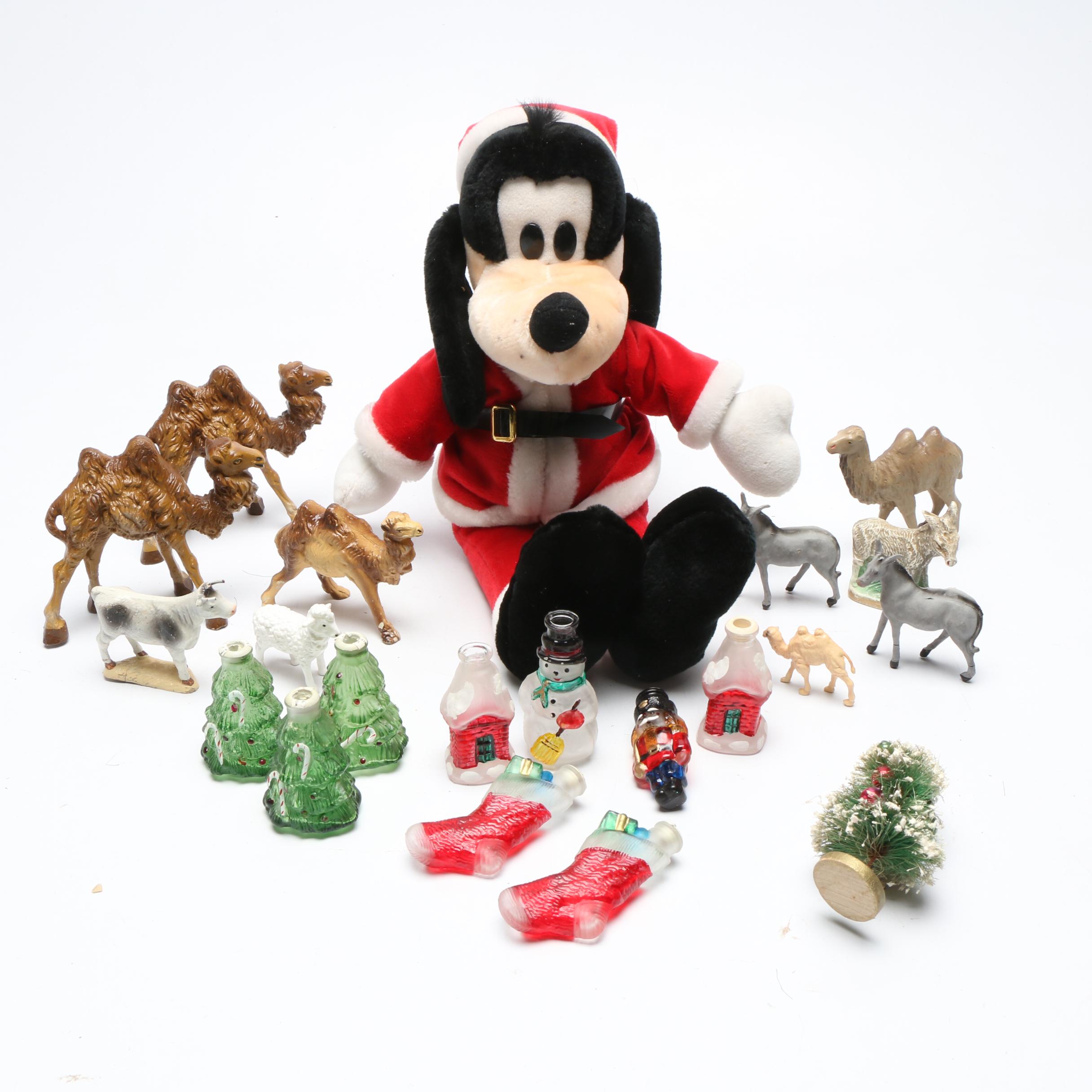 Walt Disney "Goofy" Christmas Plush, Nativity and Others