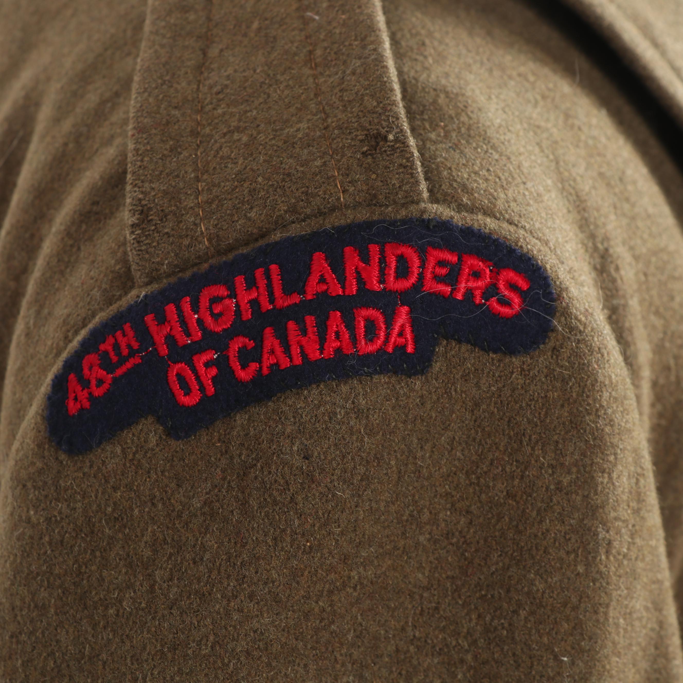 British-Canadian Military Style Jackets with 48th Highlanders of Canada Coat
