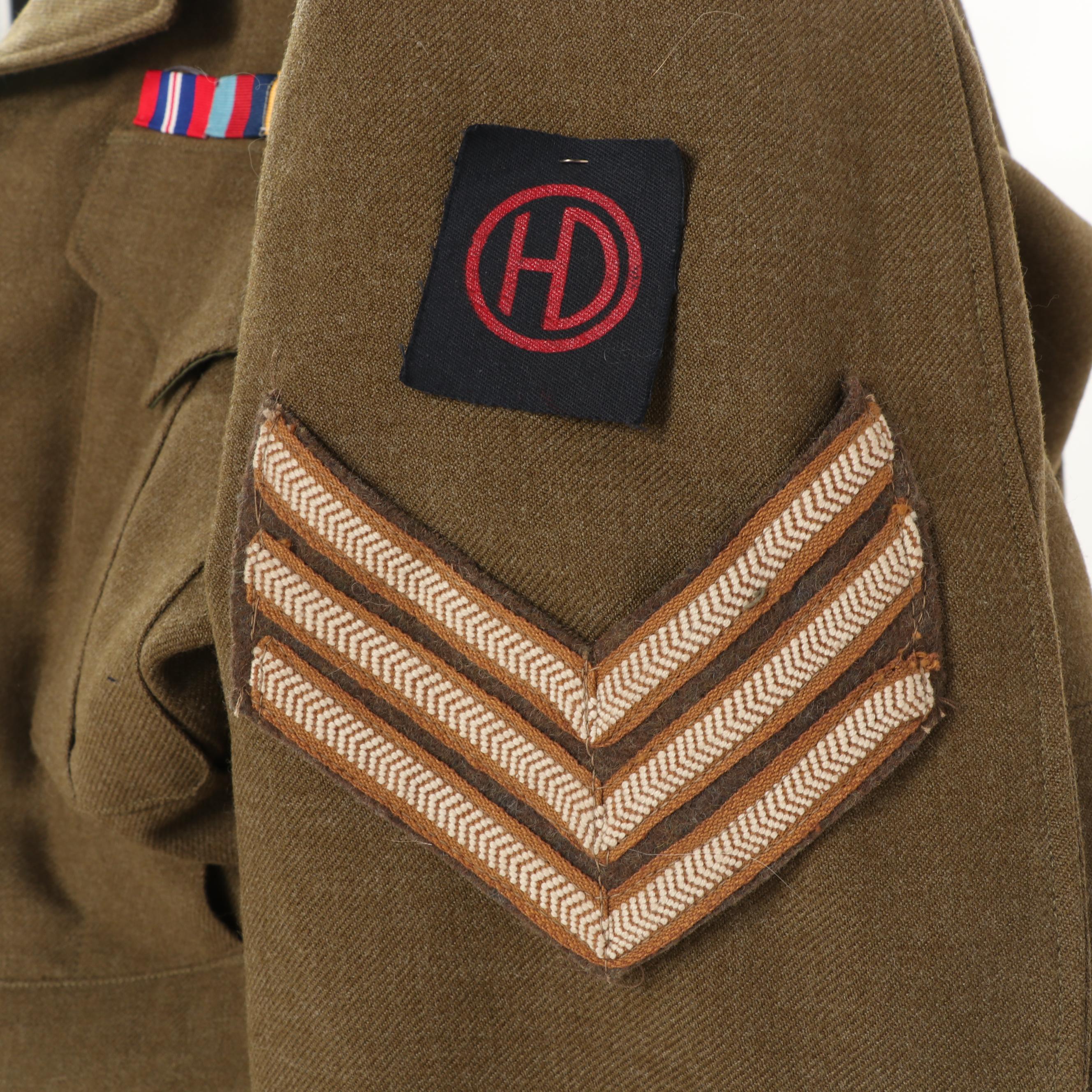 British-Canadian Military Style Jackets with 48th Highlanders of Canada Coat