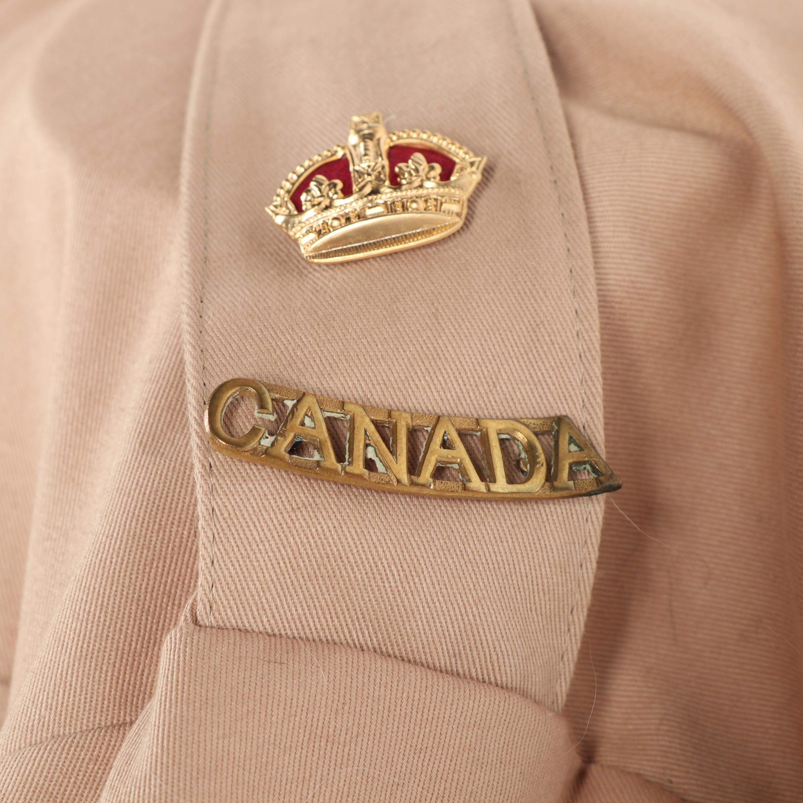 British-Canadian Military Style Jackets with 48th Highlanders of Canada Coat