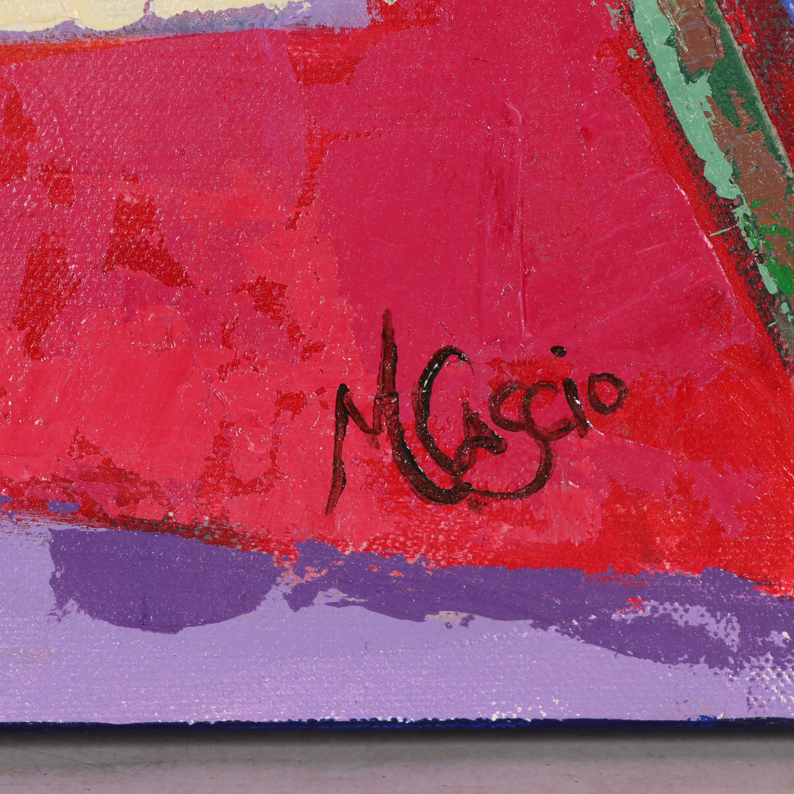 Monica Cascio Oil Painting "Red House in the Quarter"