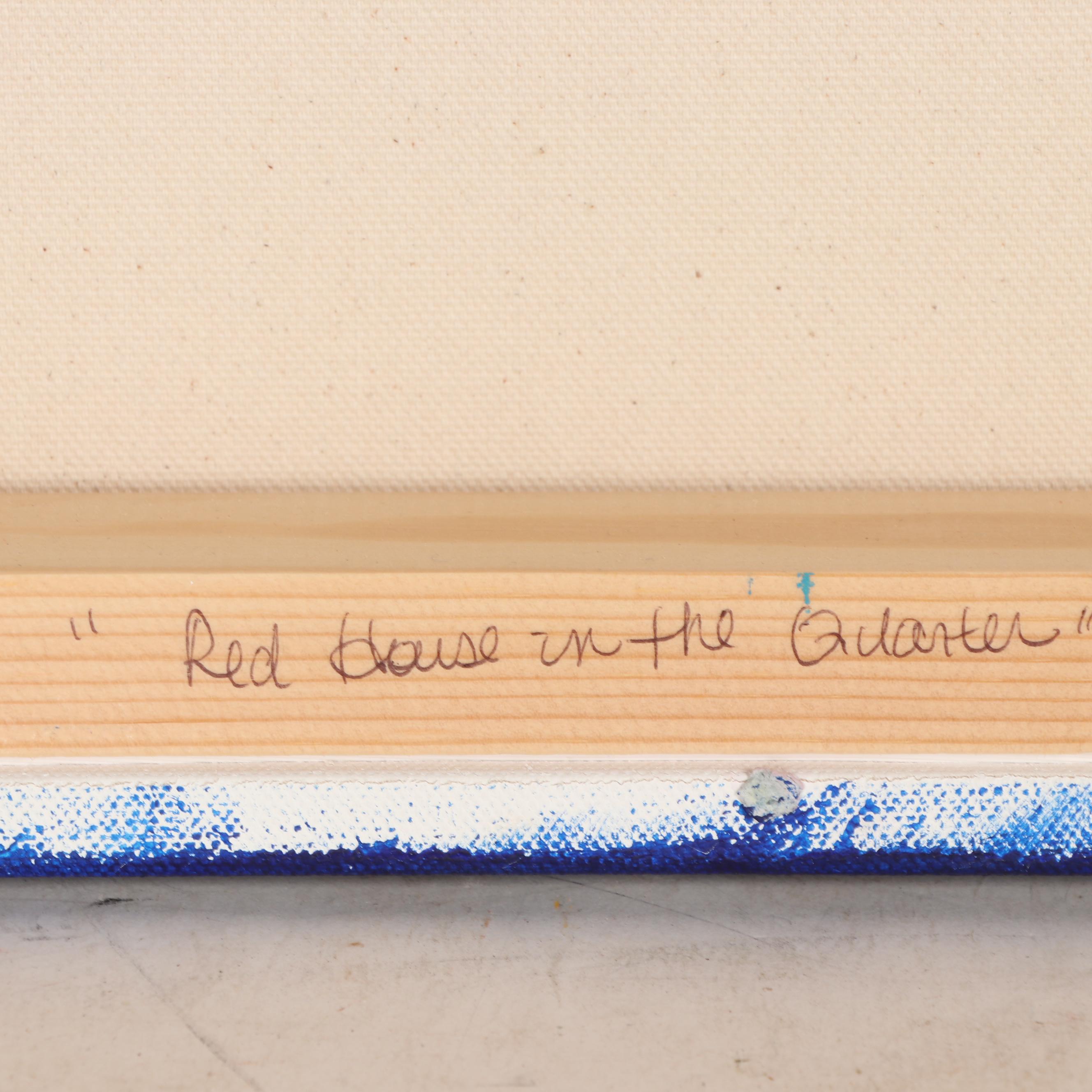 Monica Cascio Oil Painting "Red House in the Quarter"