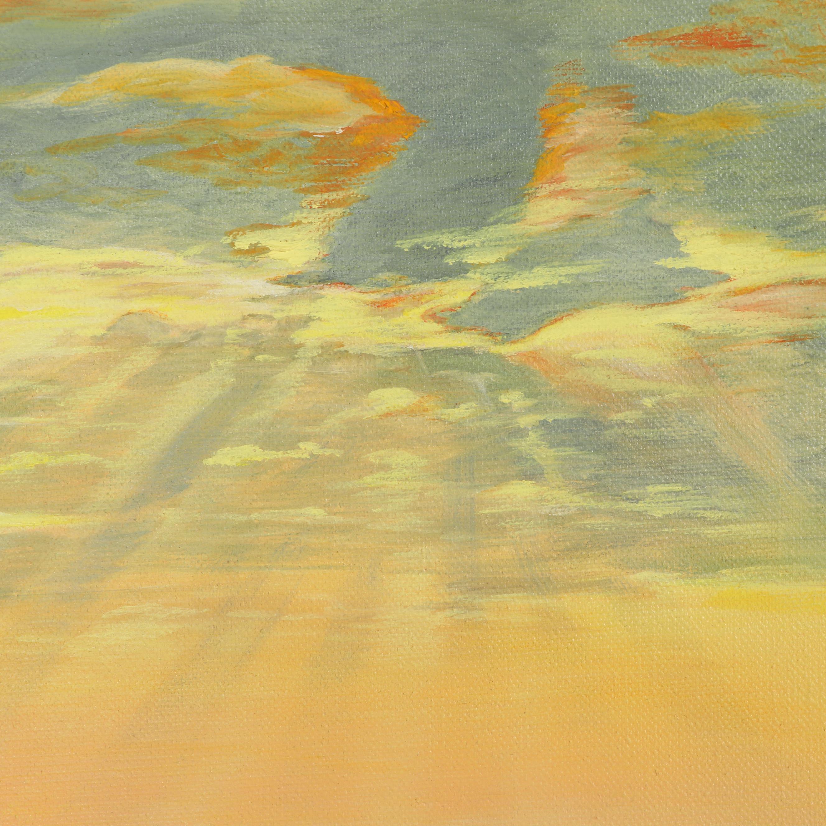 Sunset Landscape Oil Painting