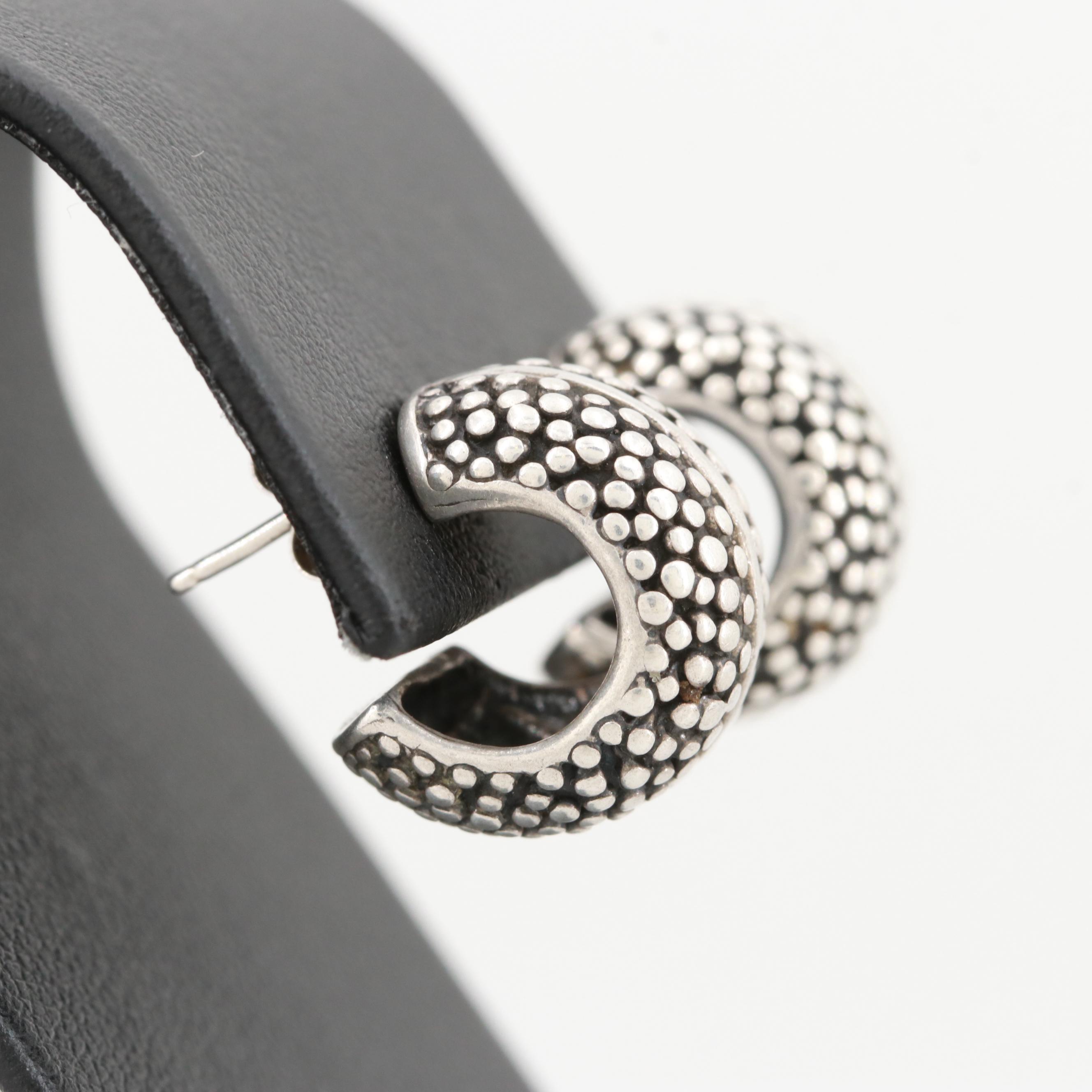 Michael Bromberg Designs Sterling Silver Earrings