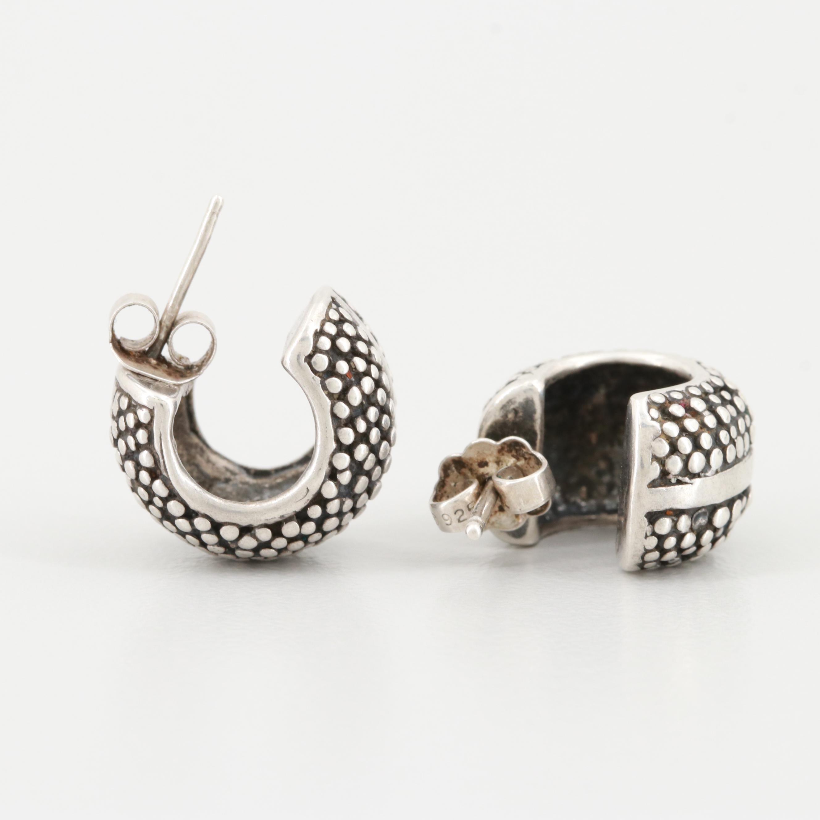 Michael Bromberg Designs Sterling Silver Earrings