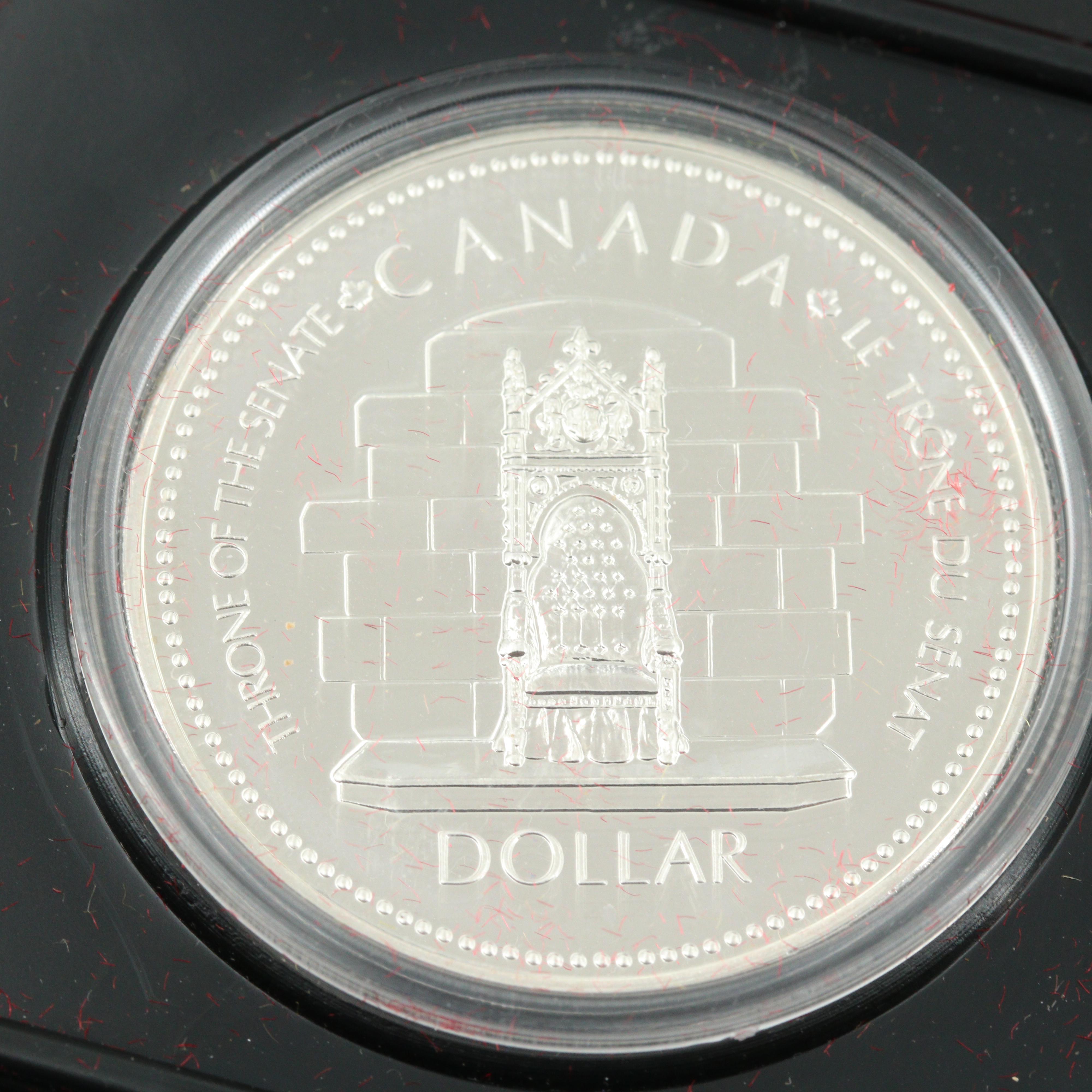 1977 Canadian Silver Jubilee Commemorative Silver Dollar