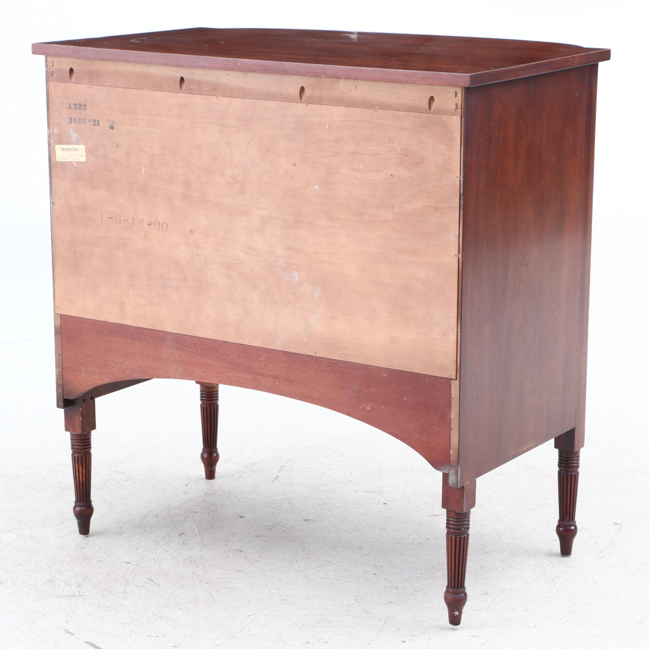 Henredon Federal Style Mahogany Silver Server, Mid to Late 20th Century