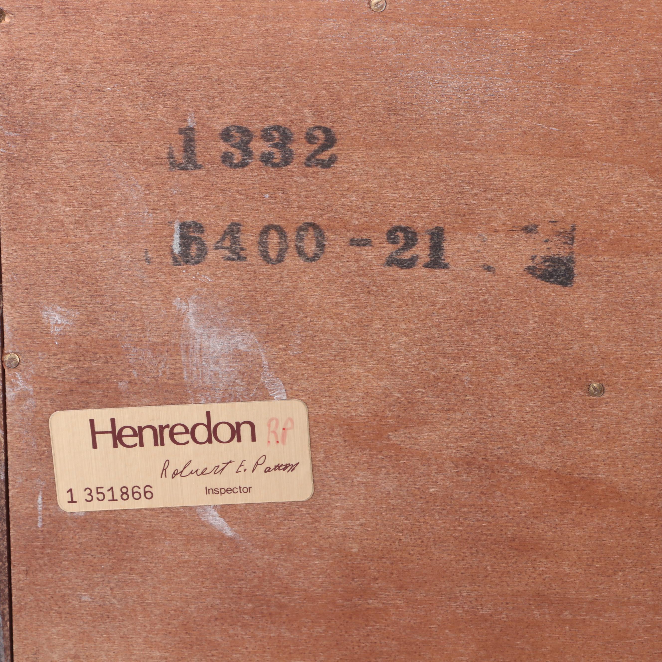 Henredon Federal Style Mahogany Silver Server, Mid to Late 20th Century