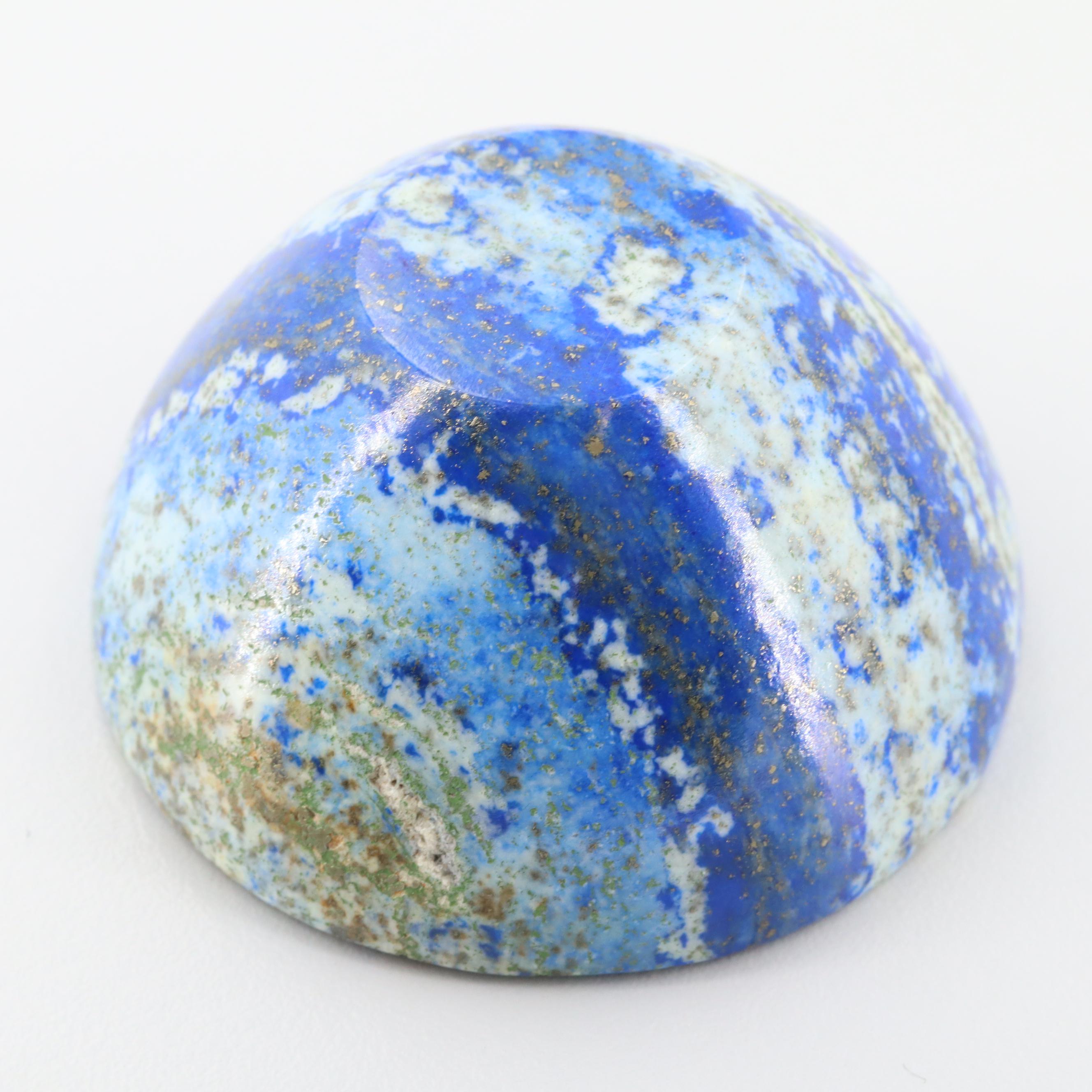 Blue and White Lapis Lazuli Decorative Bowl