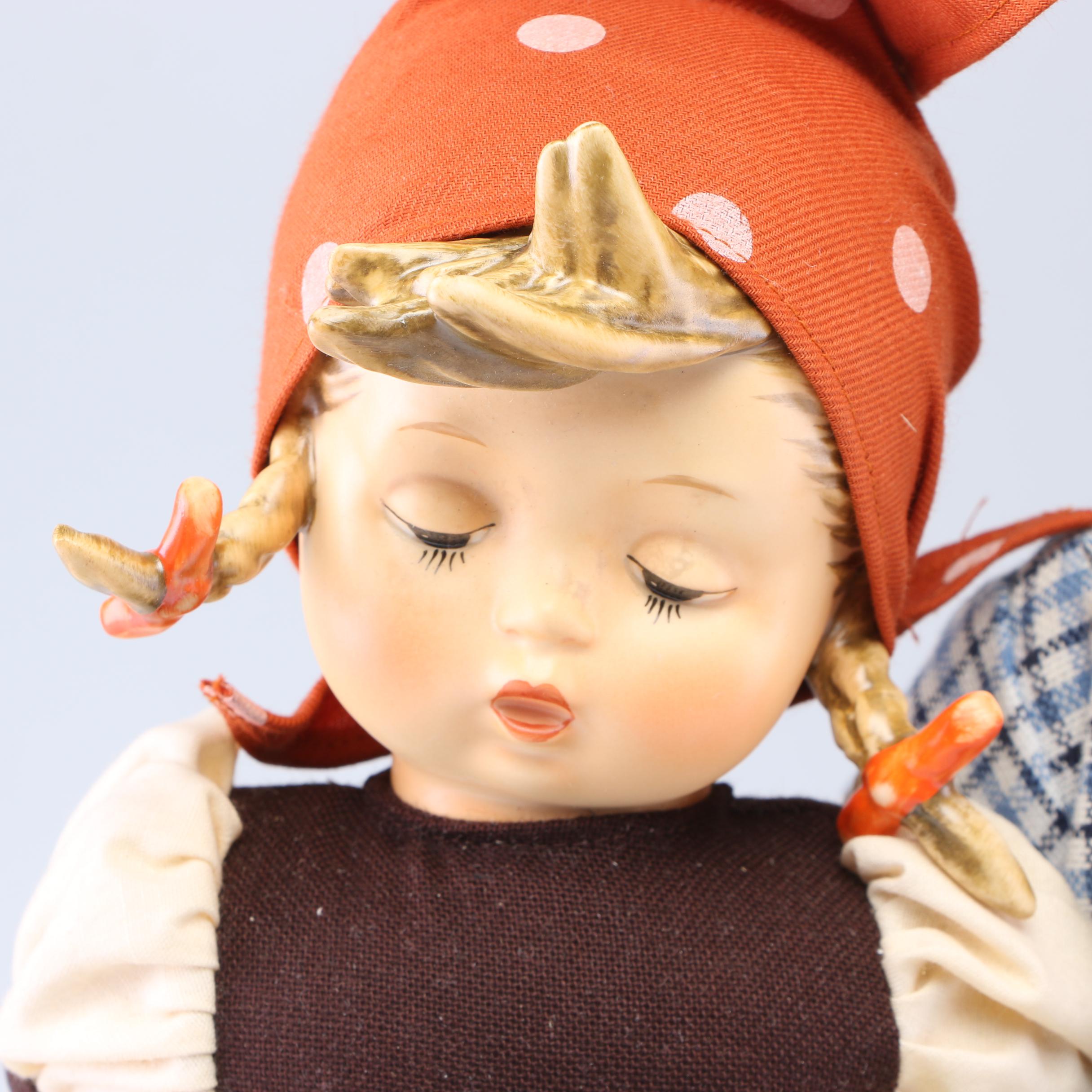 Hummel "Goose Girl" and "Birthday Serenade" Porcelain Dolls