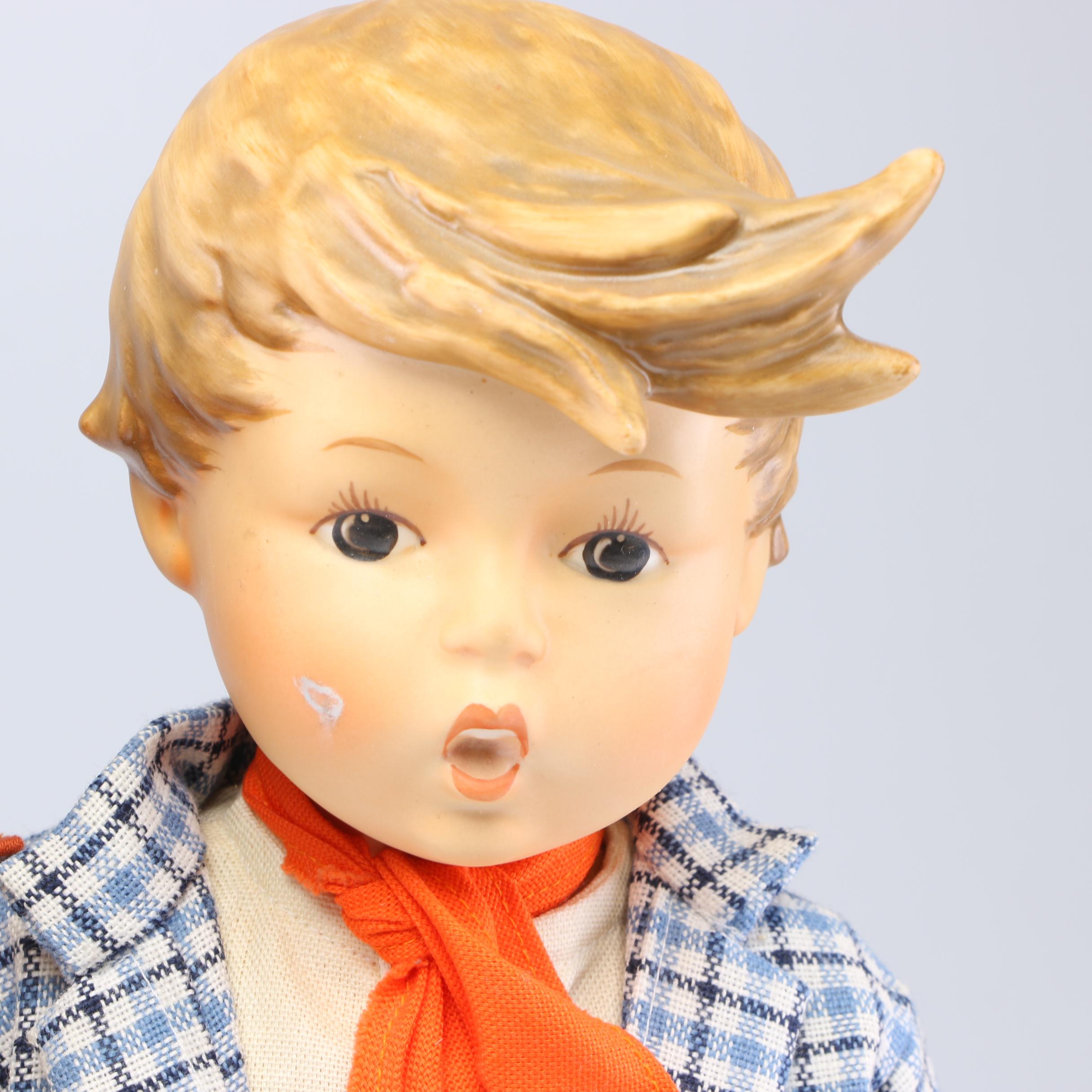 Hummel "Goose Girl" and "Birthday Serenade" Porcelain Dolls