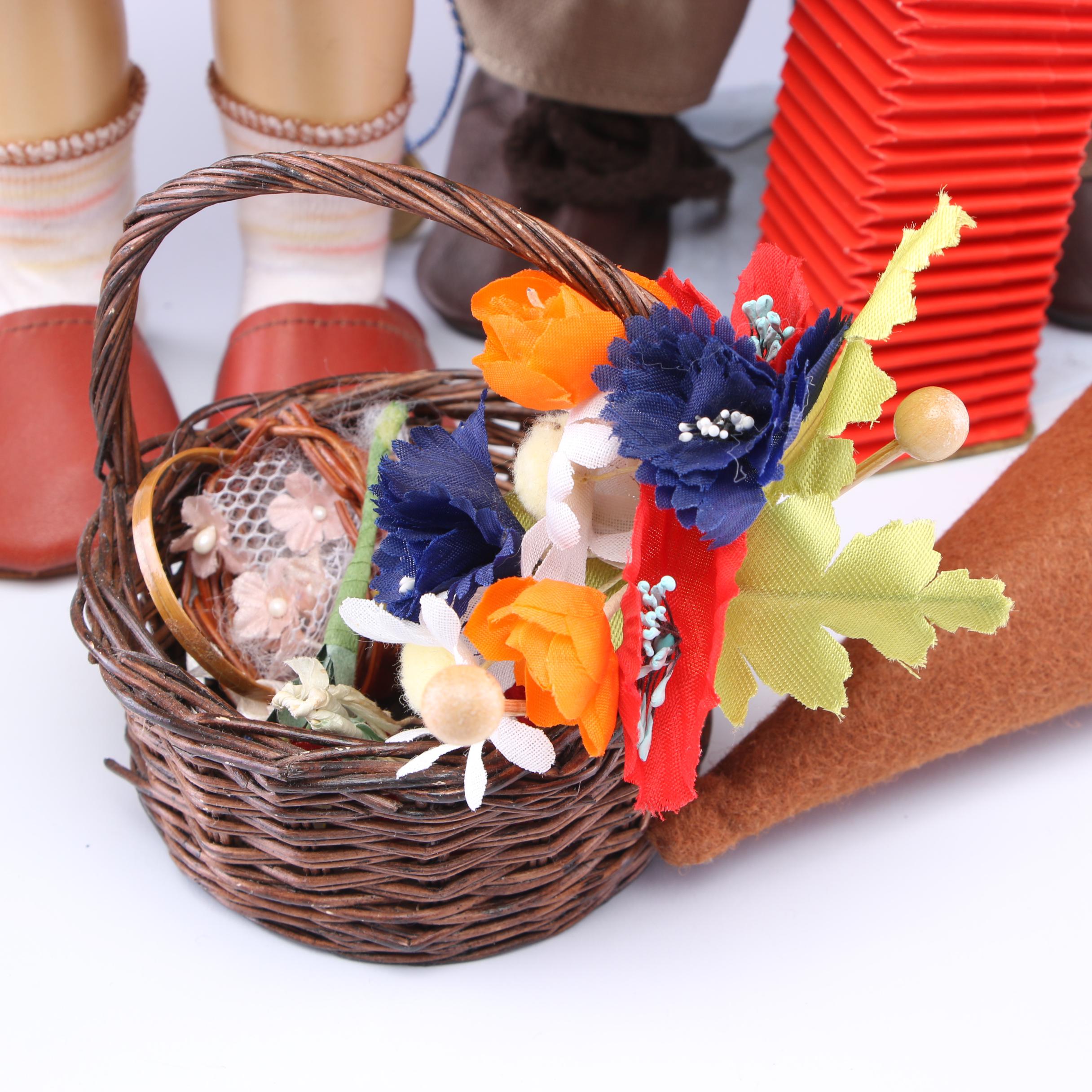 Hummel "Goose Girl" and "Birthday Serenade" Porcelain Dolls