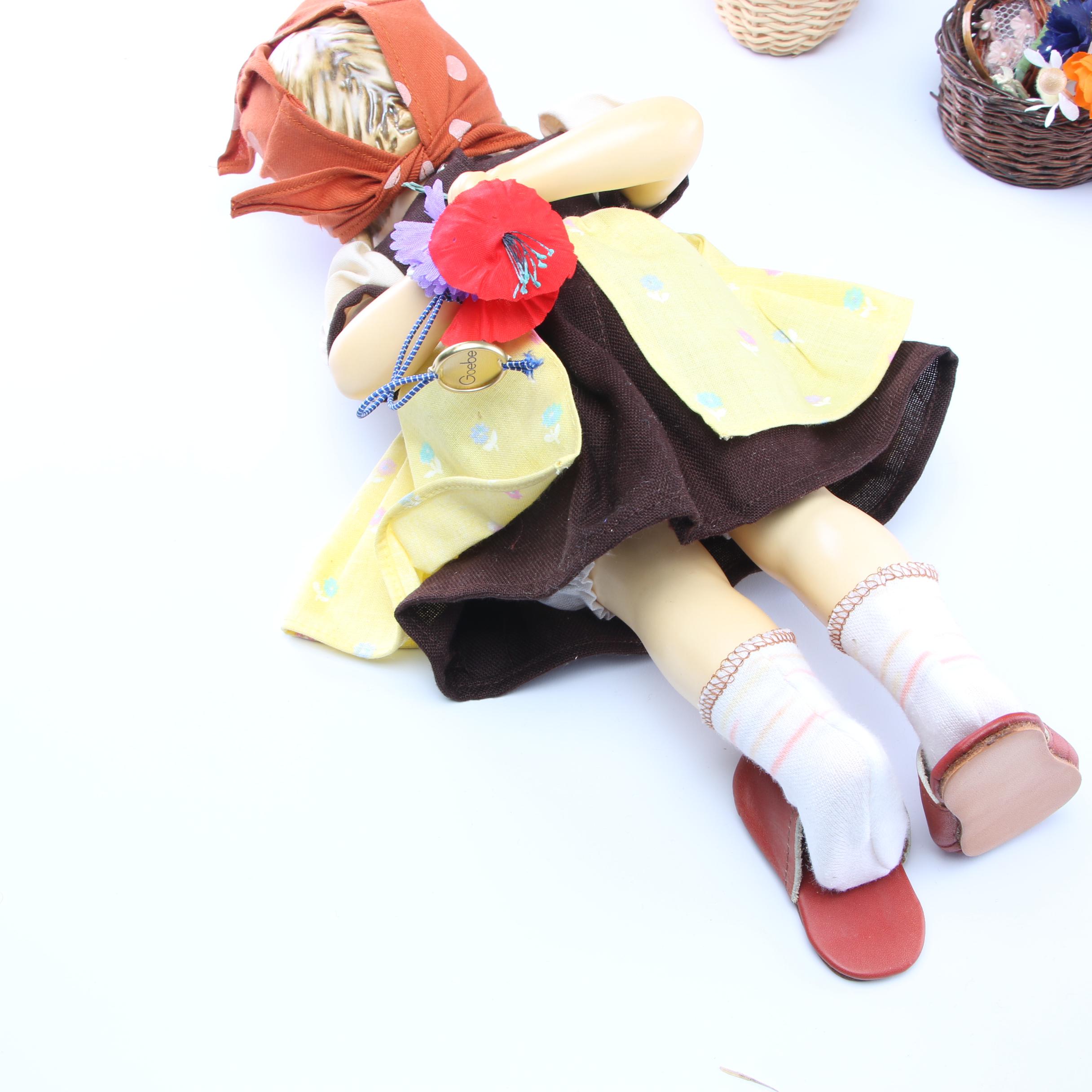 Hummel "Goose Girl" and "Birthday Serenade" Porcelain Dolls