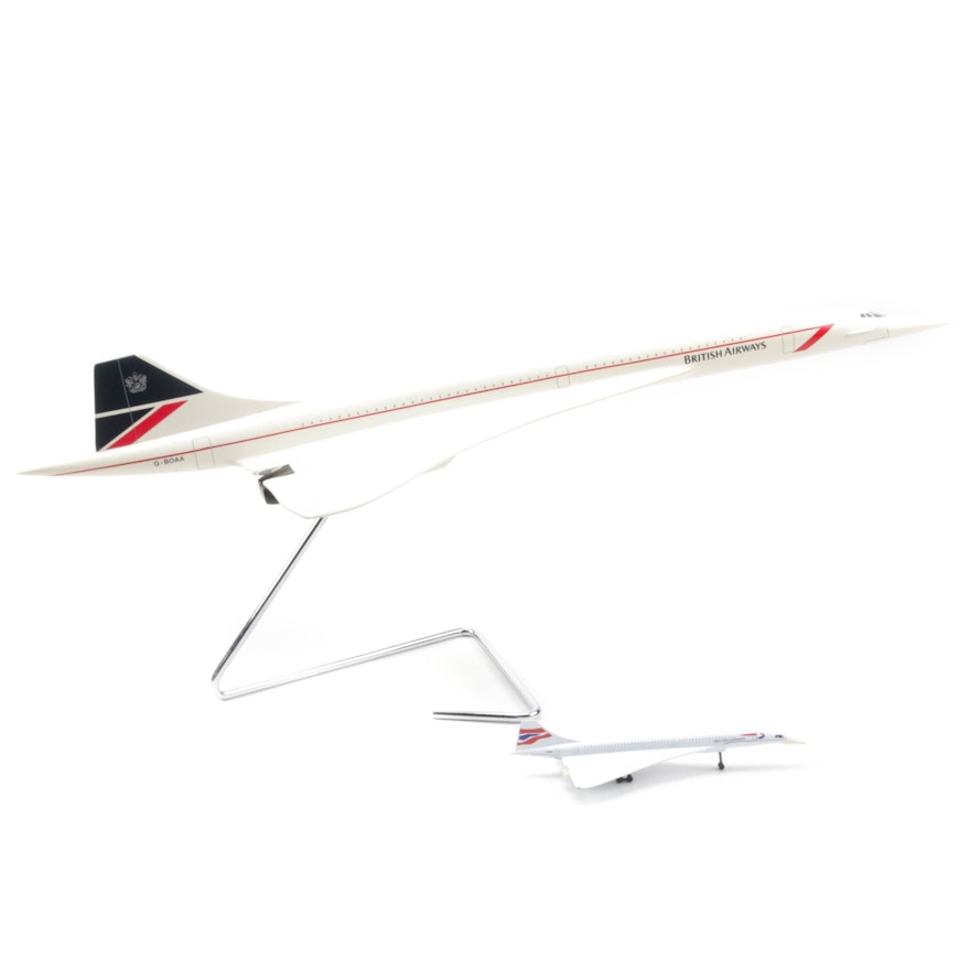 British Airways Concorde Model Airplanes