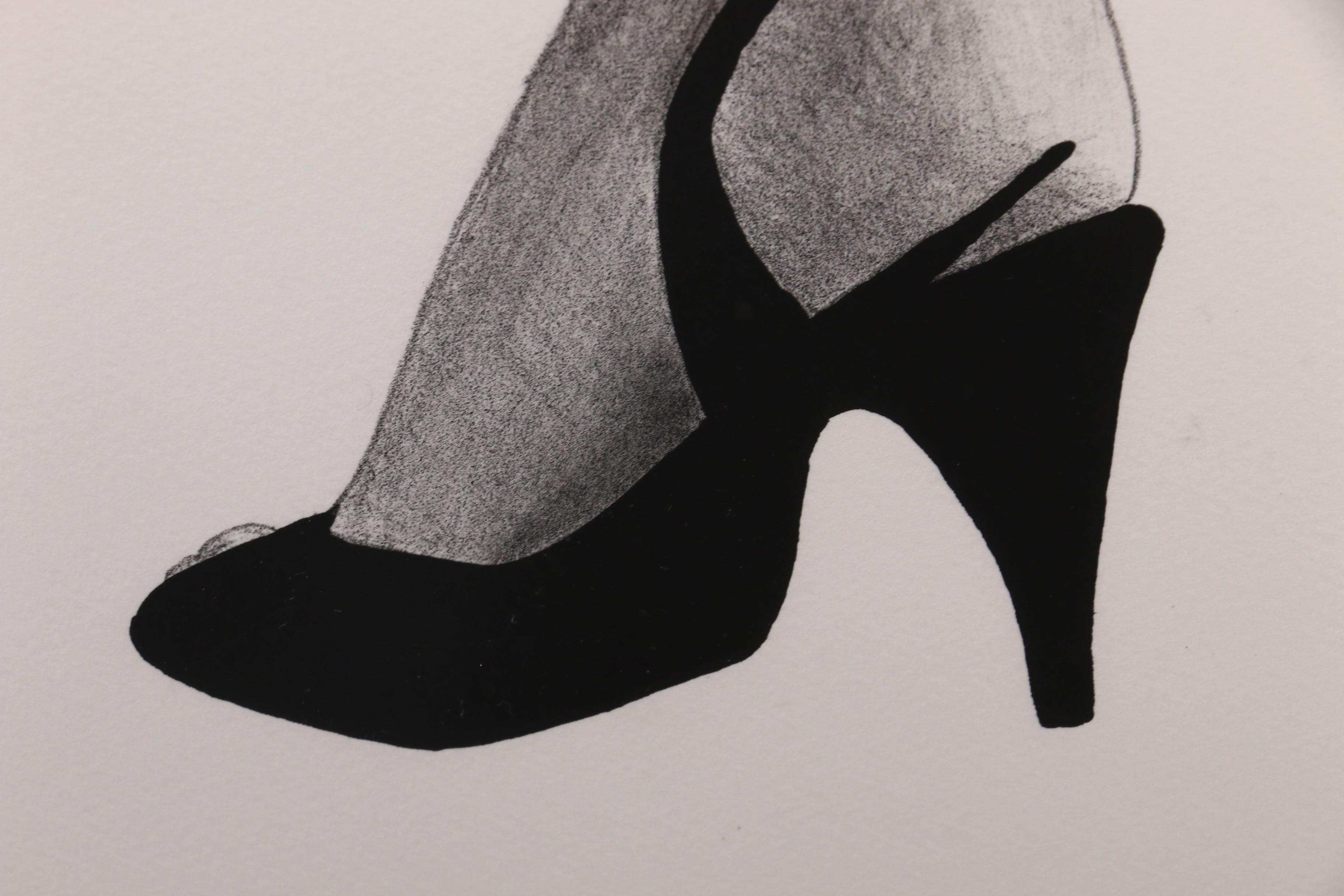 Robert Longo Lithograph "Anne from Men in the Cities"