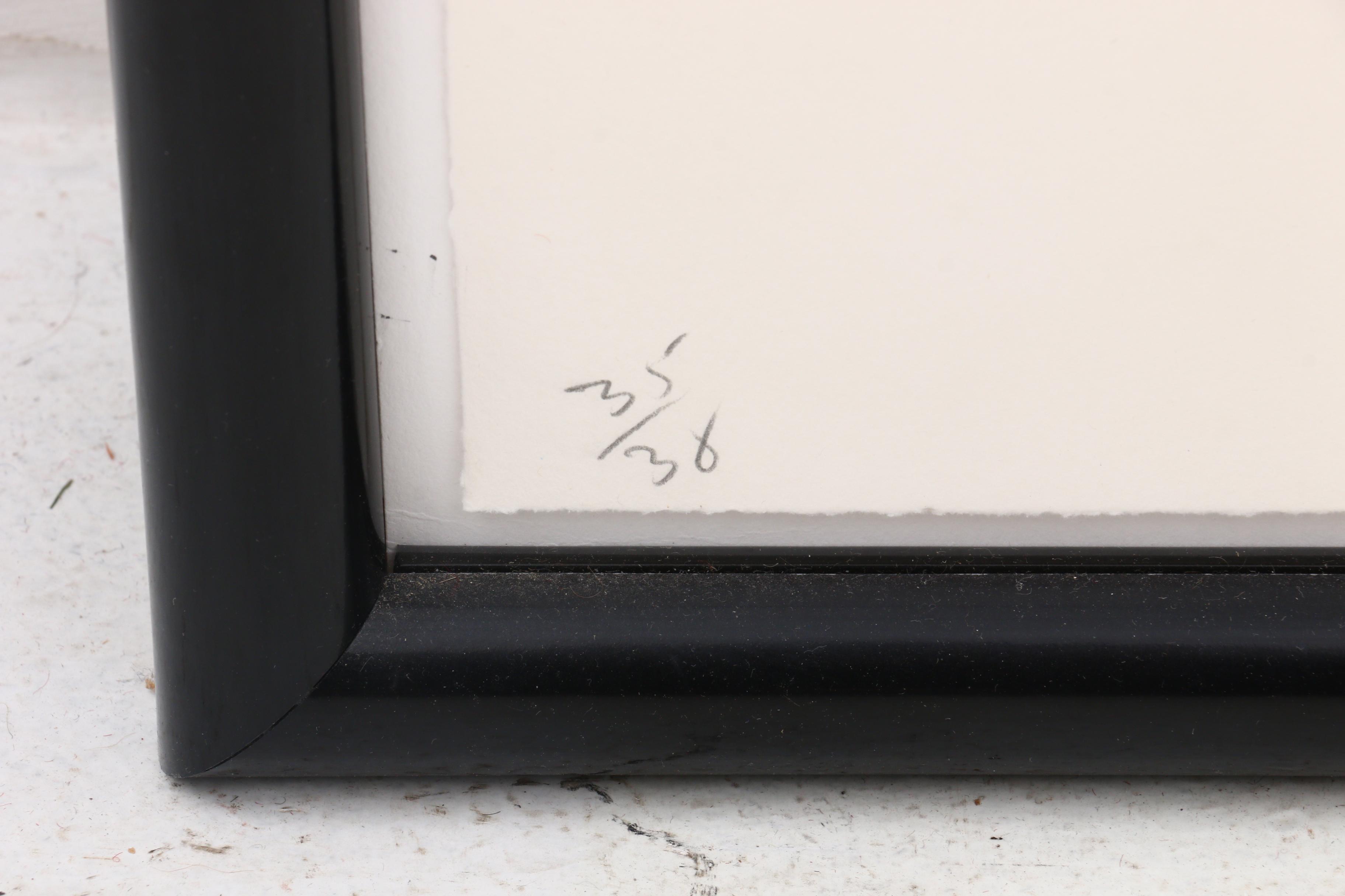 Robert Longo Lithograph "Anne from Men in the Cities"