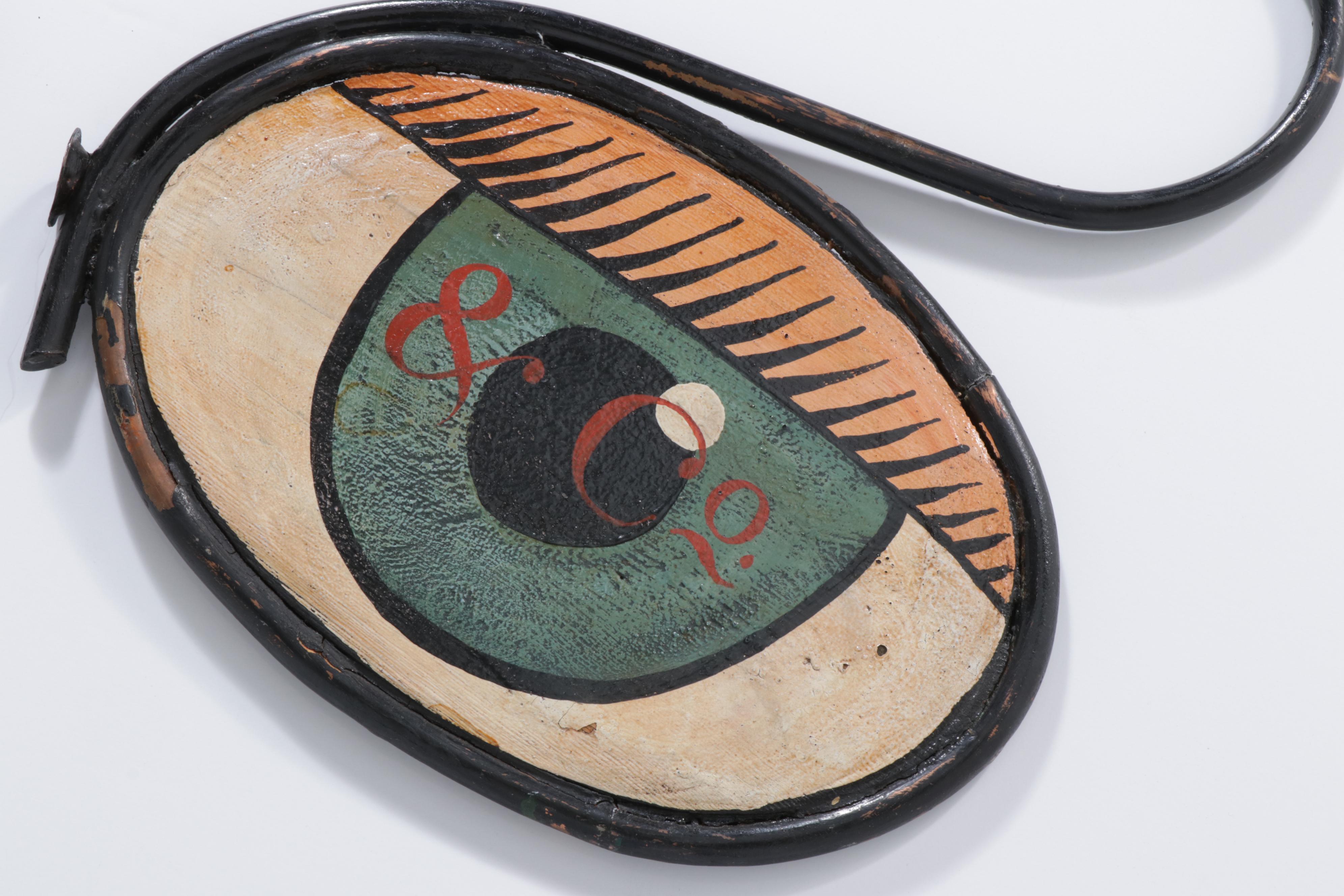 Simms & Co. Hand-Painted Advertising Sign, 20th Century