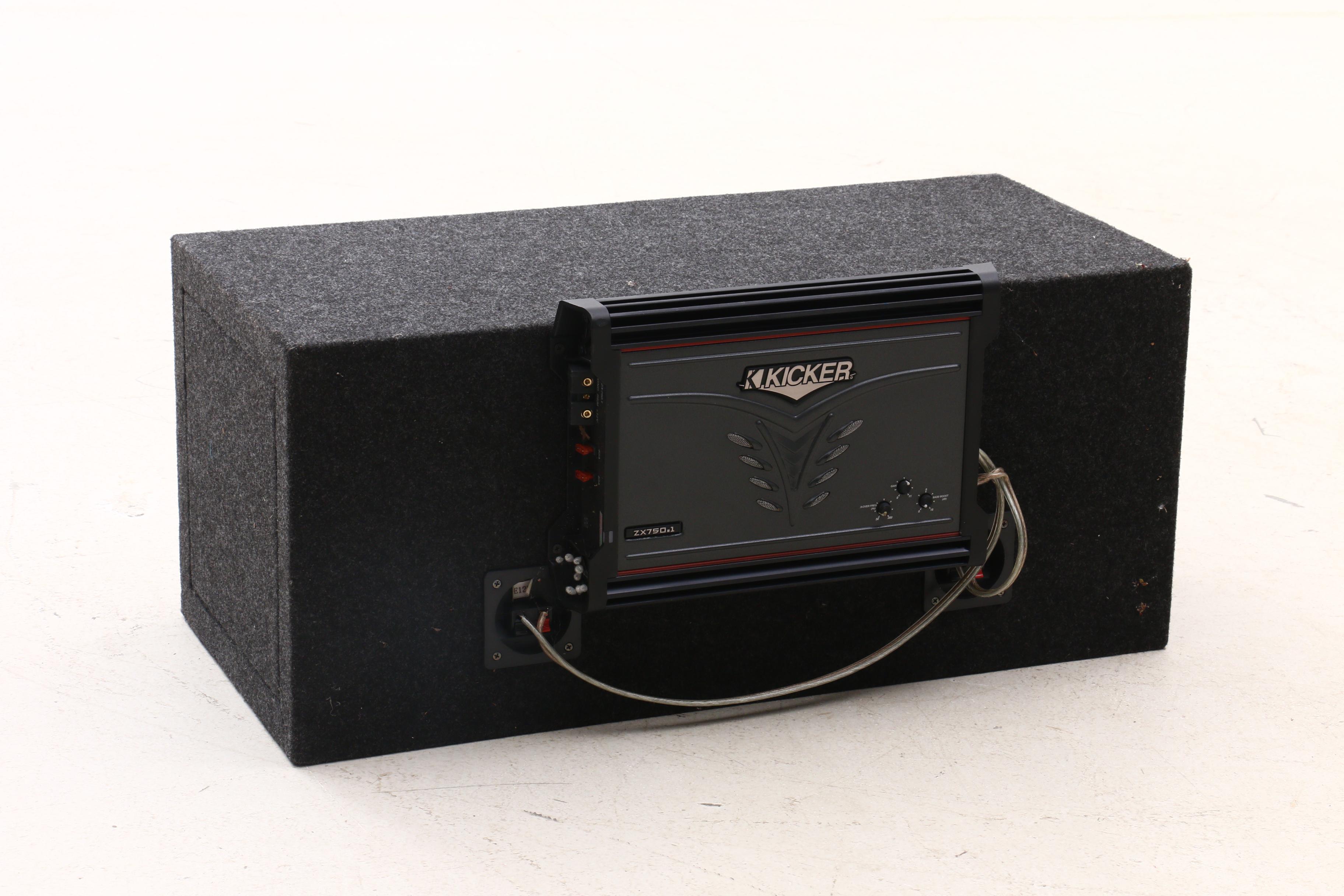 Kicker Solo-Baric ZX750.1 Car Speaker