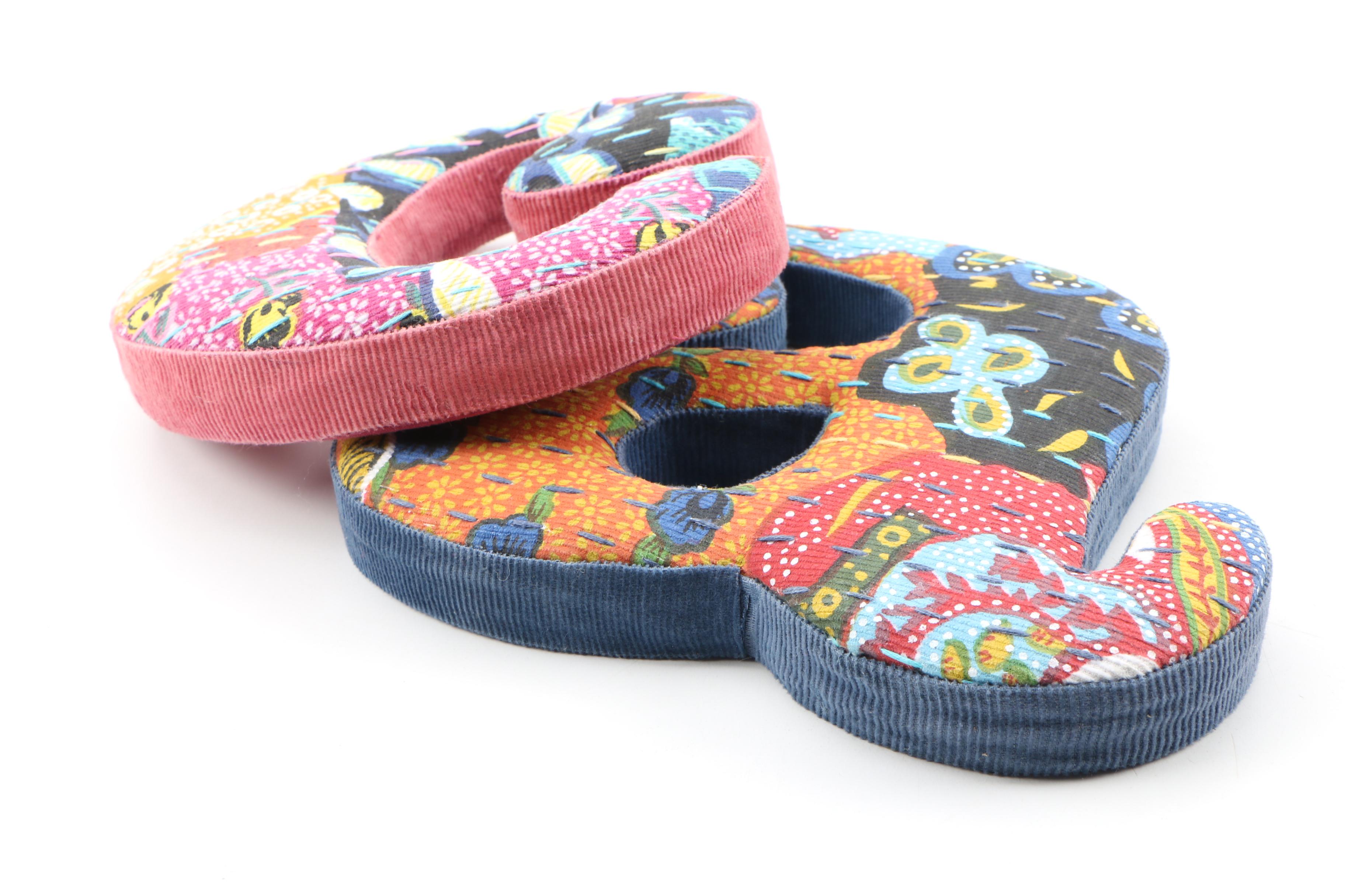 Anthropologie Pinwale Alphabet Wall Hanging Letters