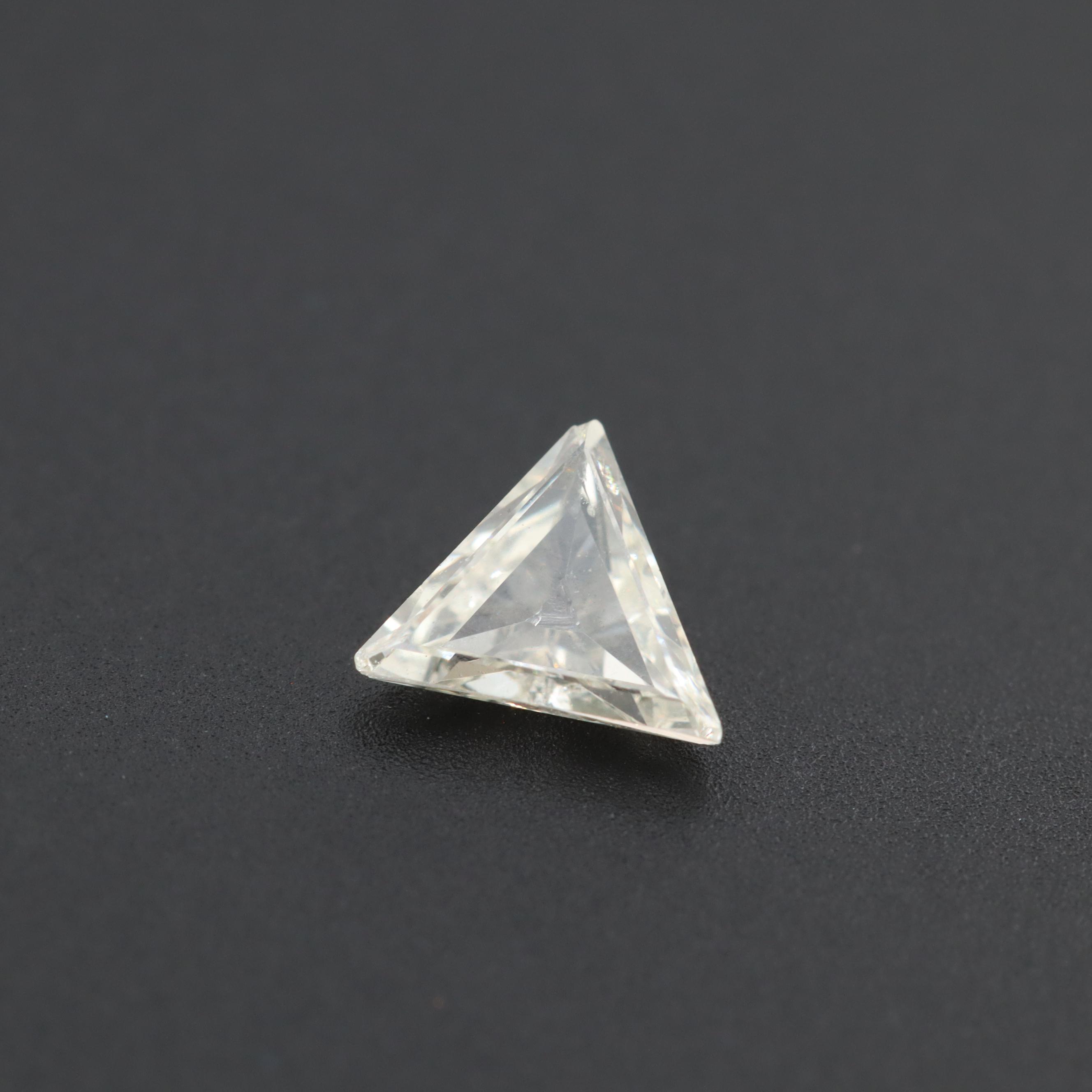 Matched Pair Loose Triangle Step Cut 0.49 CTW Diamonds
