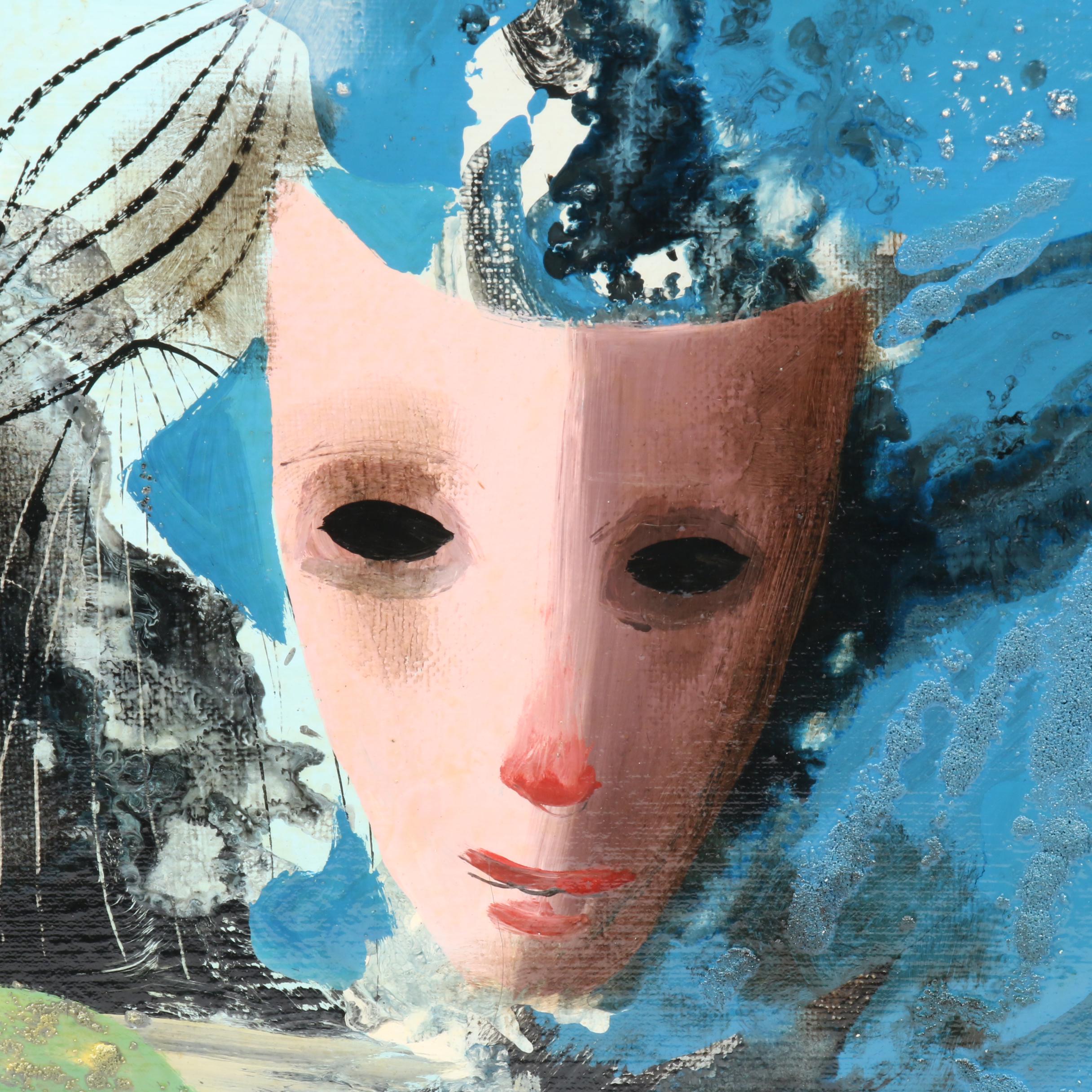 Jean Calogero Oil Painting "Liasion"