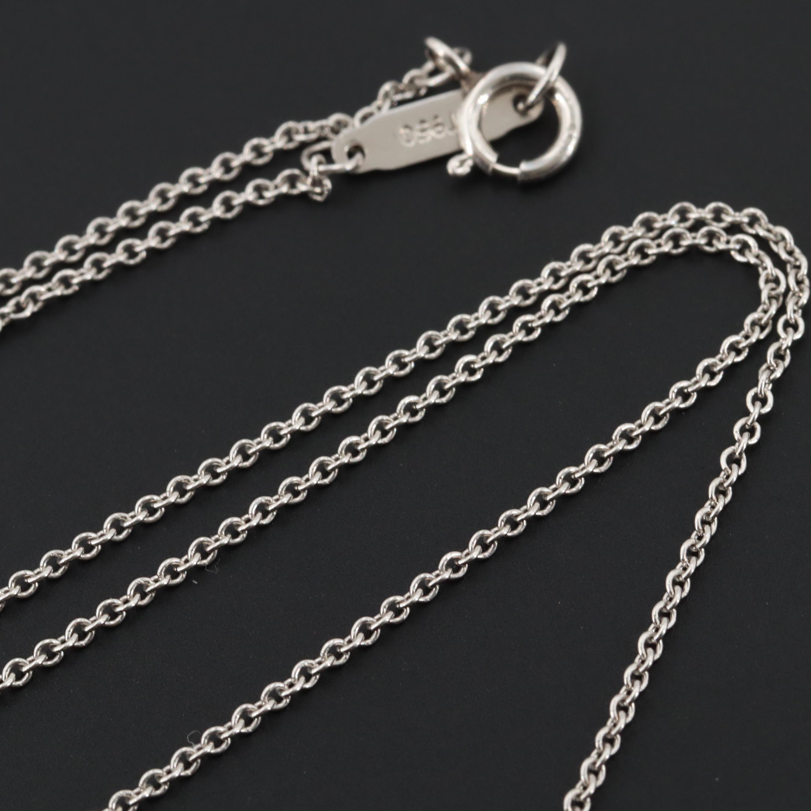 Tiffany & Co. Platinum Diamond Butterfly Pendant Necklace