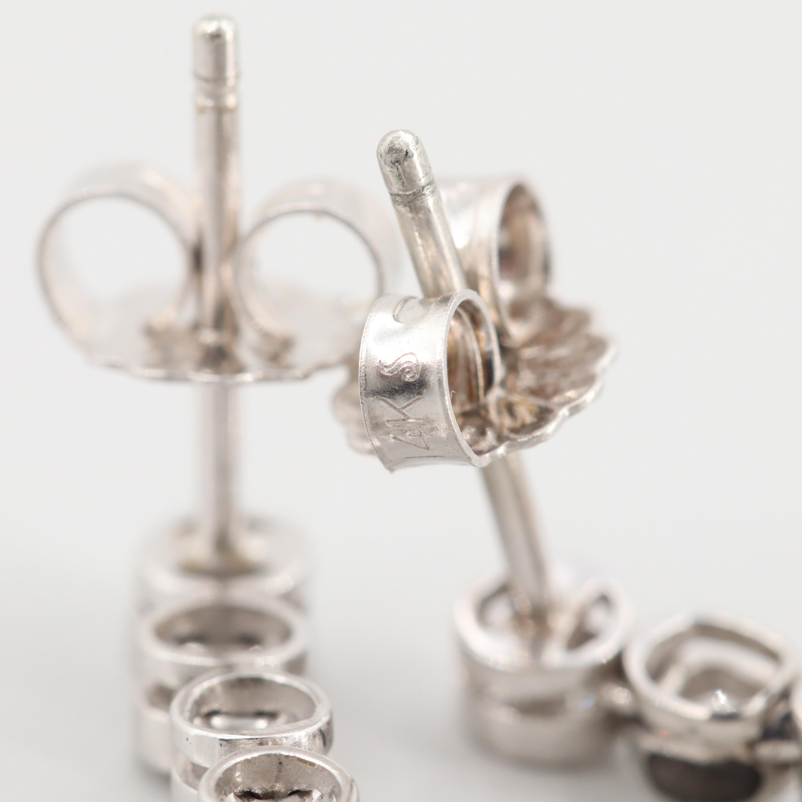 Platinum and 14K White Gold 4.83 CTW Diamond Chandelier Earrings