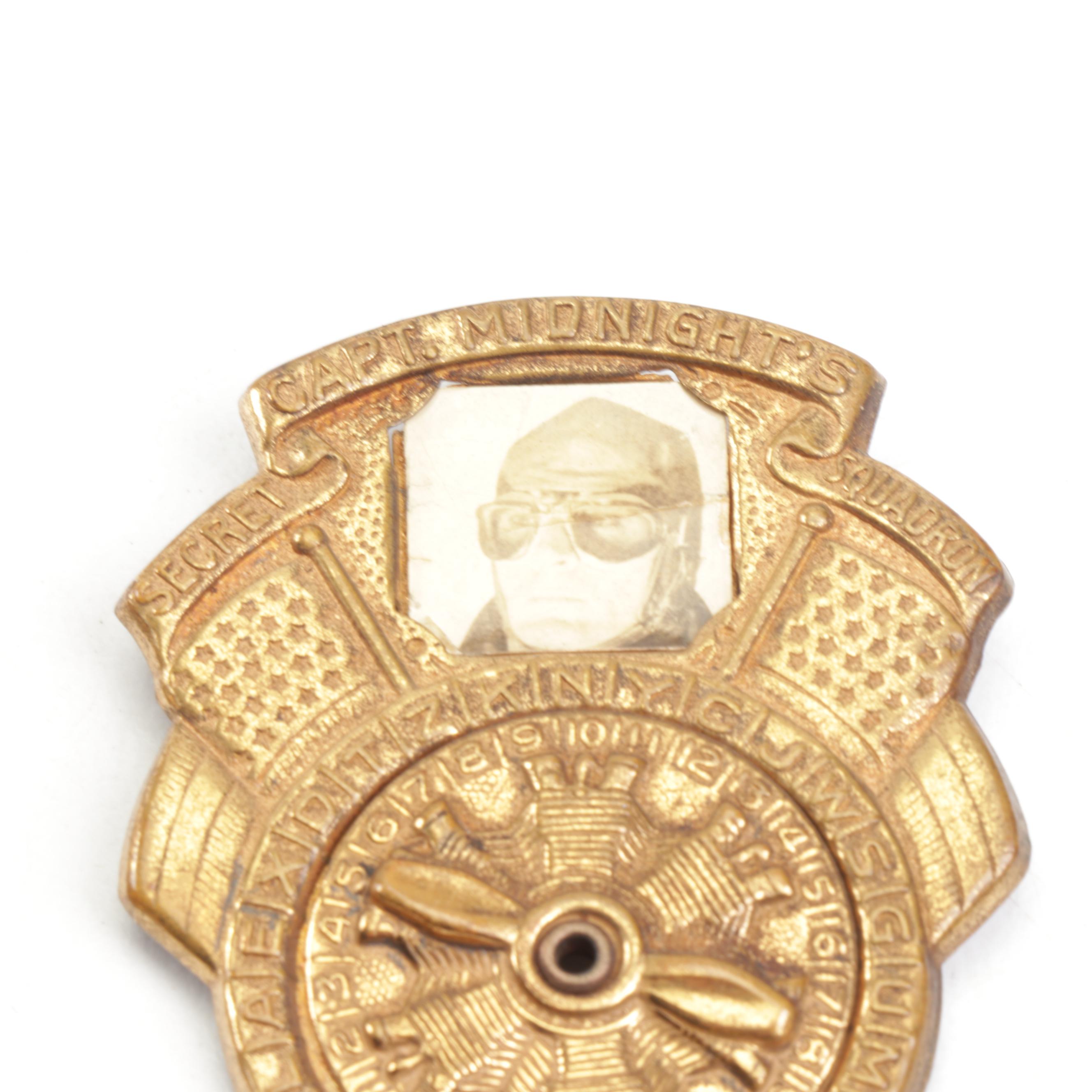 Captain Midnight Secret Squadron Decoder Badges, 1940s