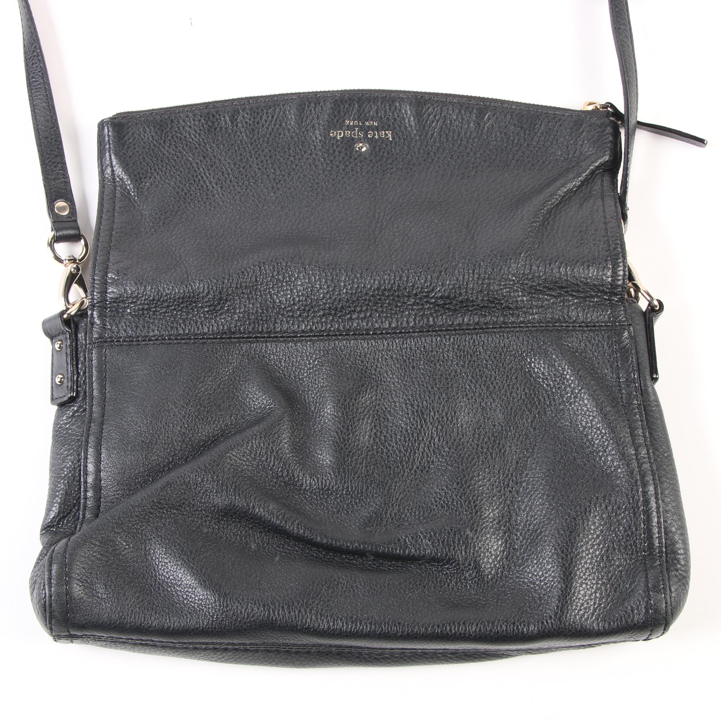 Kate Spade New York Cobble Hill Carson Black Pebbled Leather Crossbody Bag