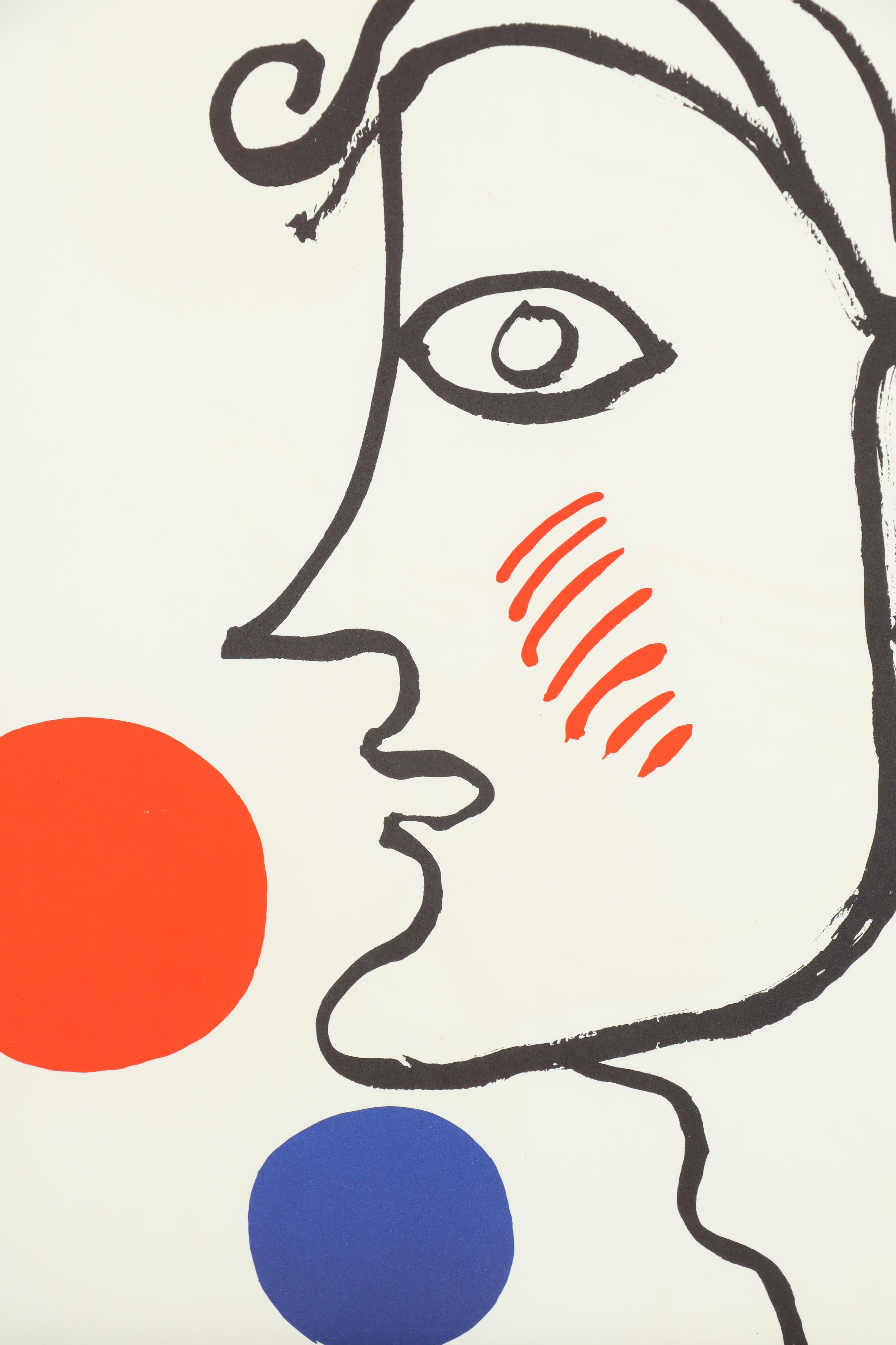 Alexander Calder Two-Page Color Lithograph from "Derrière le Miroir"