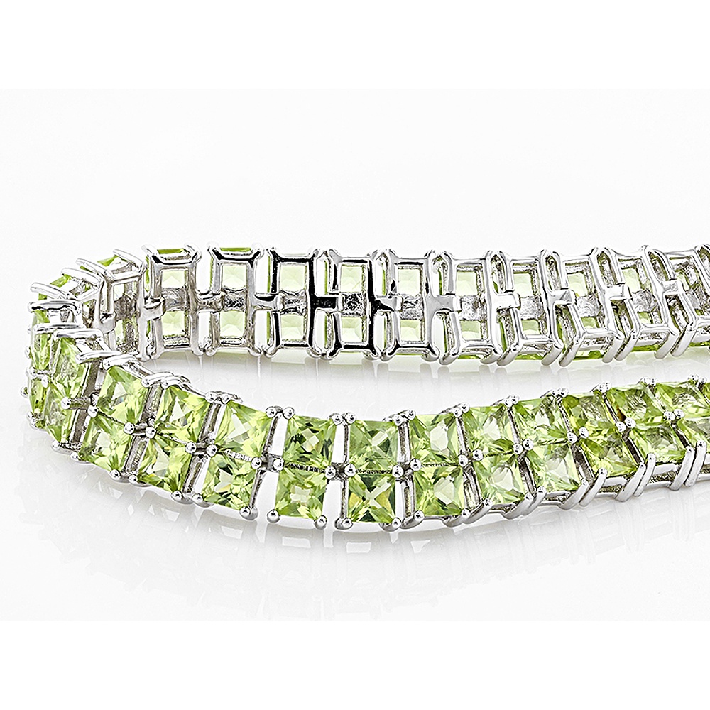Sterling Silver Peridot Bracelet