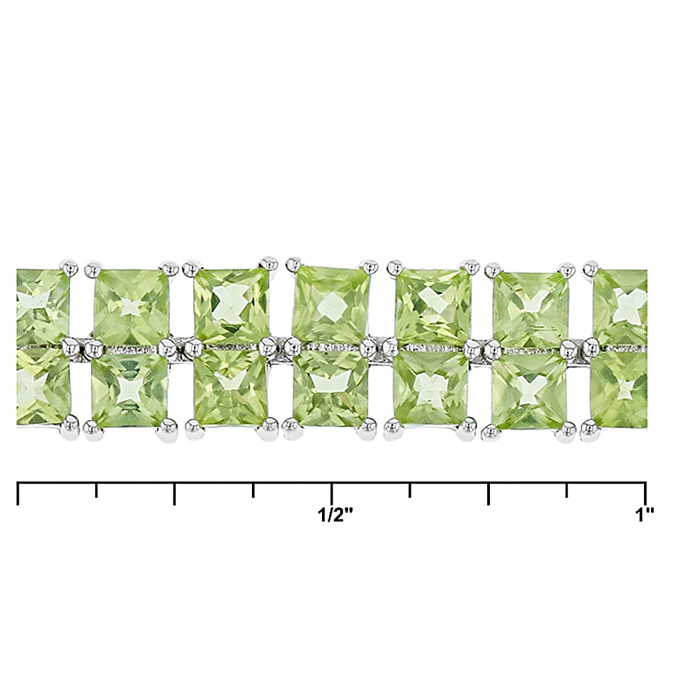 Sterling Silver Peridot Bracelet