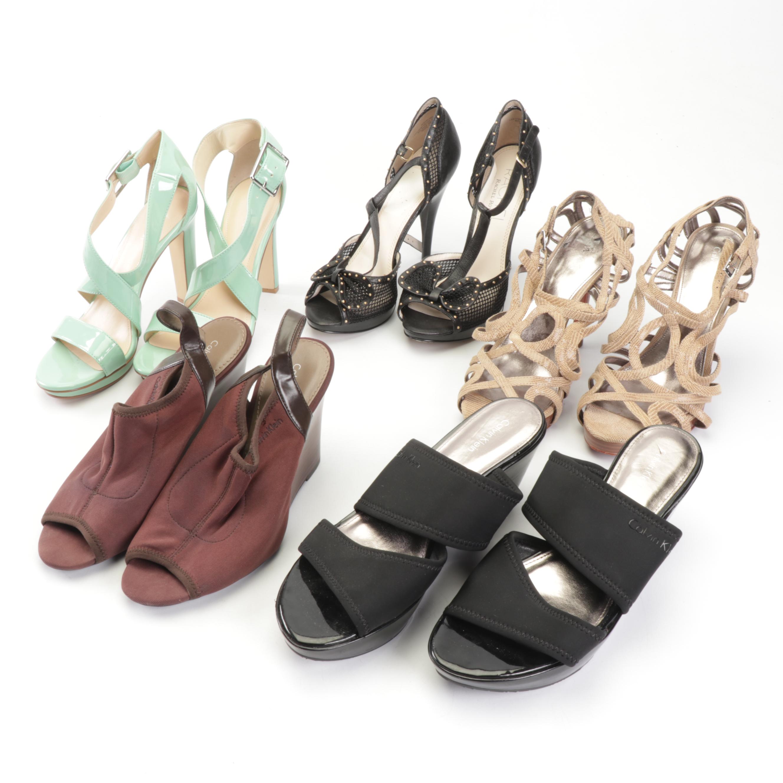 Calvin Klein and Rachel Roy High Heel Shoes Including Dylan and Fawnah Heels