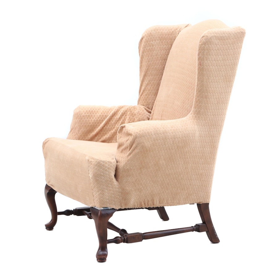 Wingback Armchair with Slip Cover