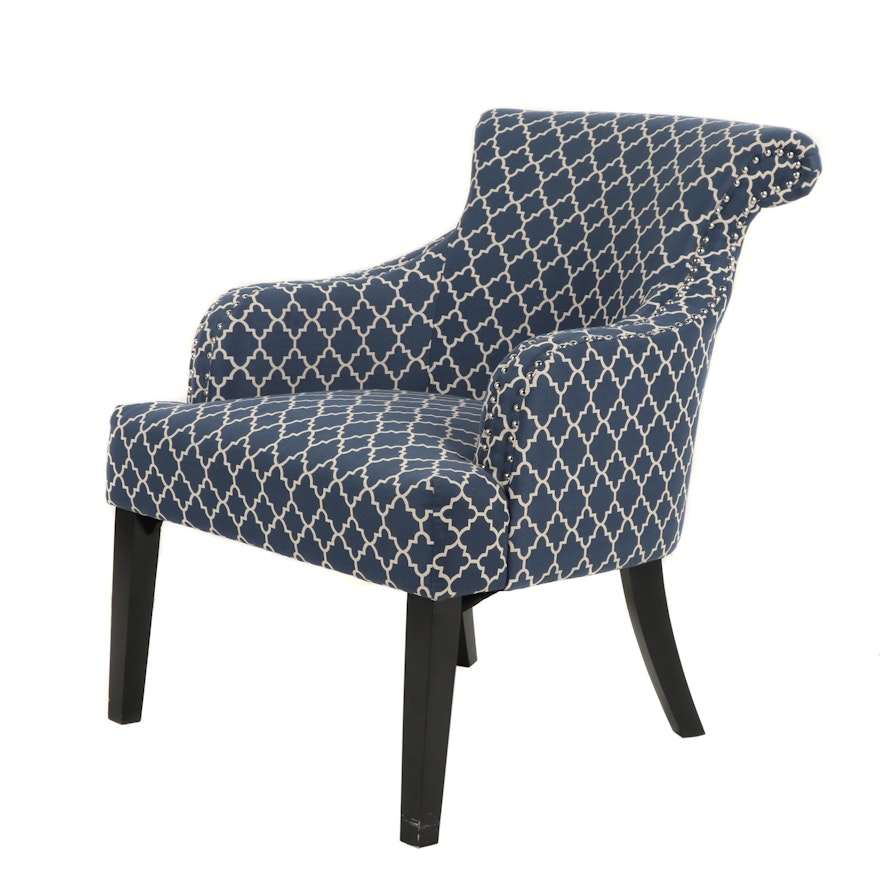 Lattice Fabric Armchair