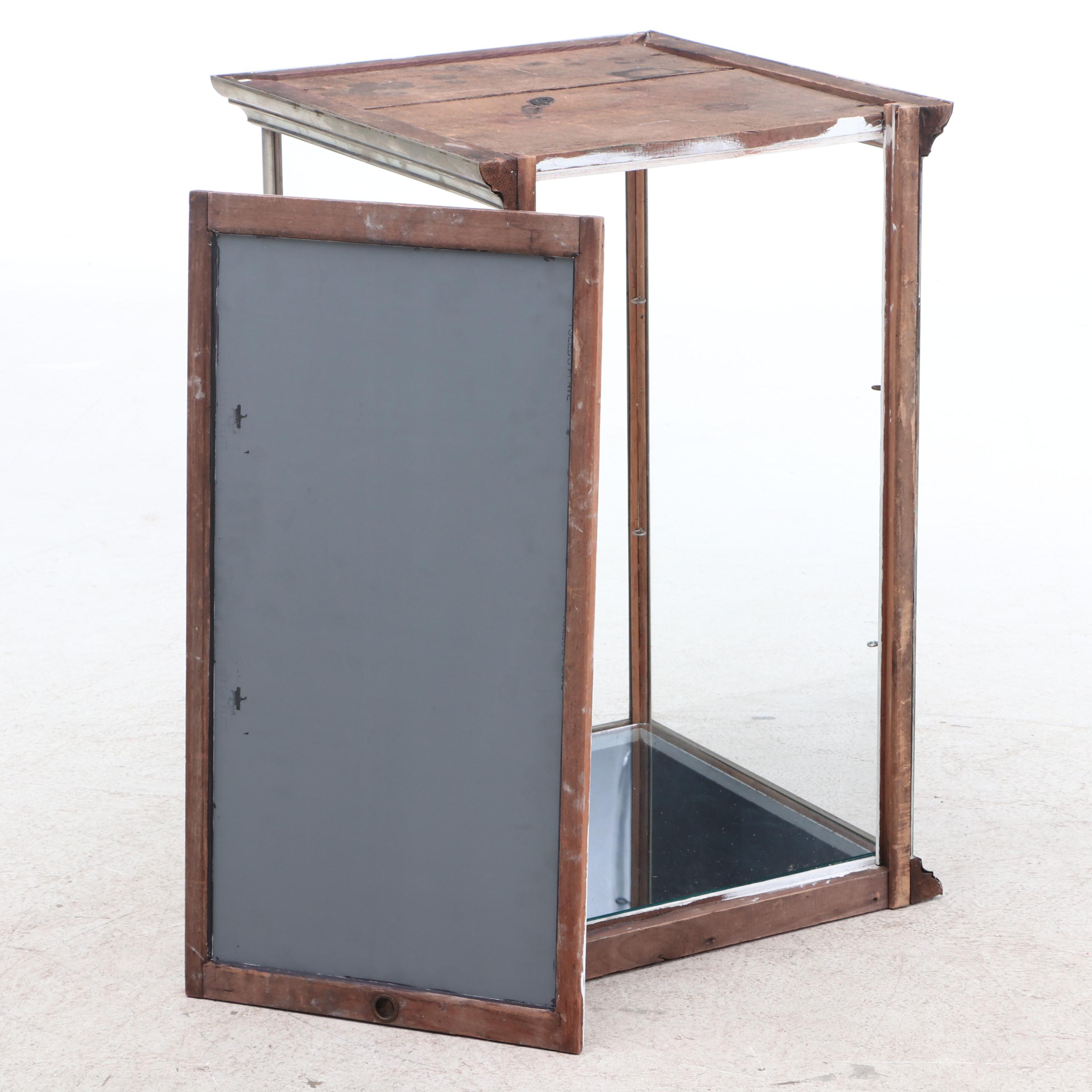 J. Riswig of Chicago Nickel Plated Display Case Labeled