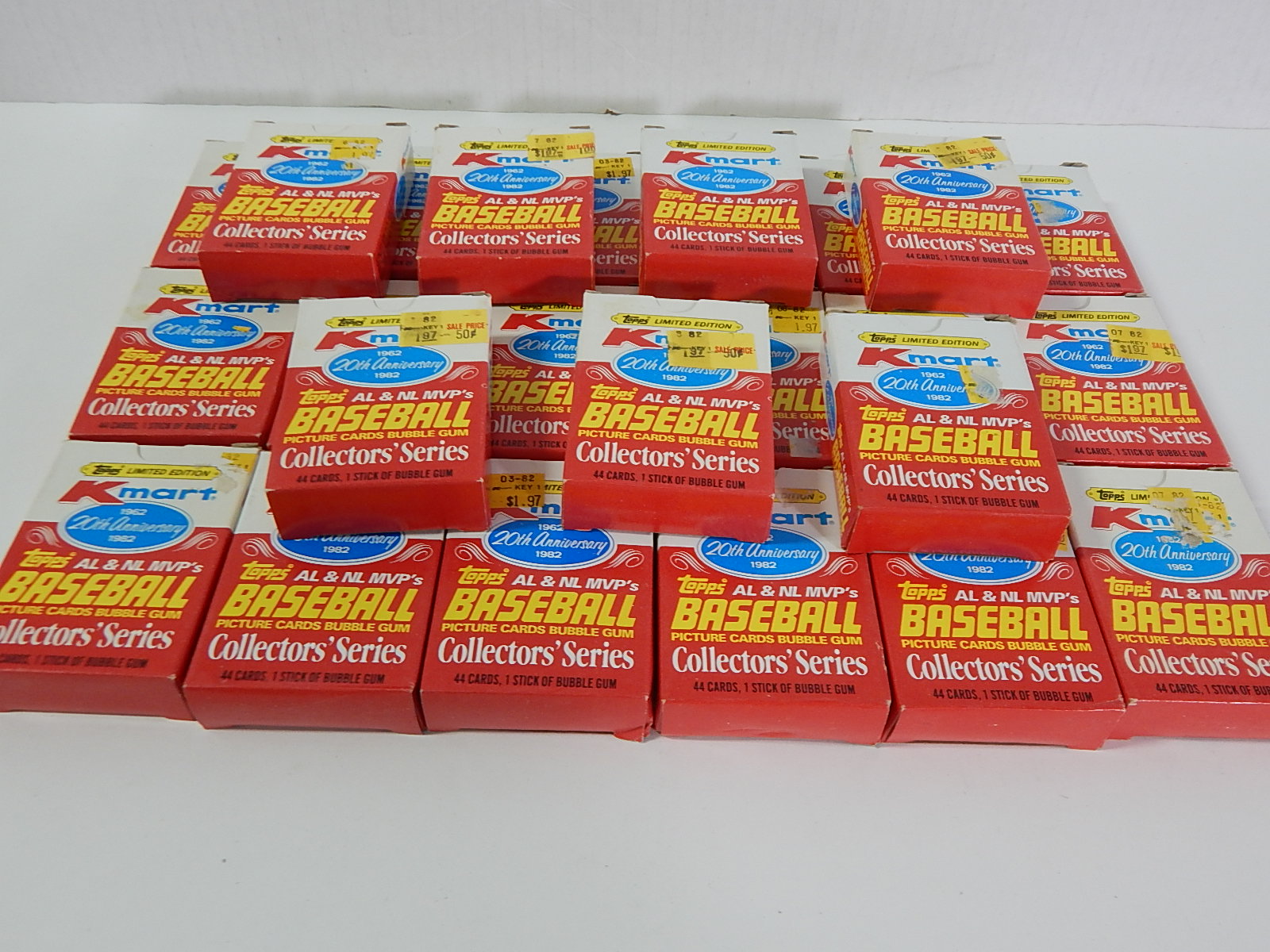 1982 Topps Kmart Limited Edition A.L. and N.L. MVP's Card Sets - 25 Count
