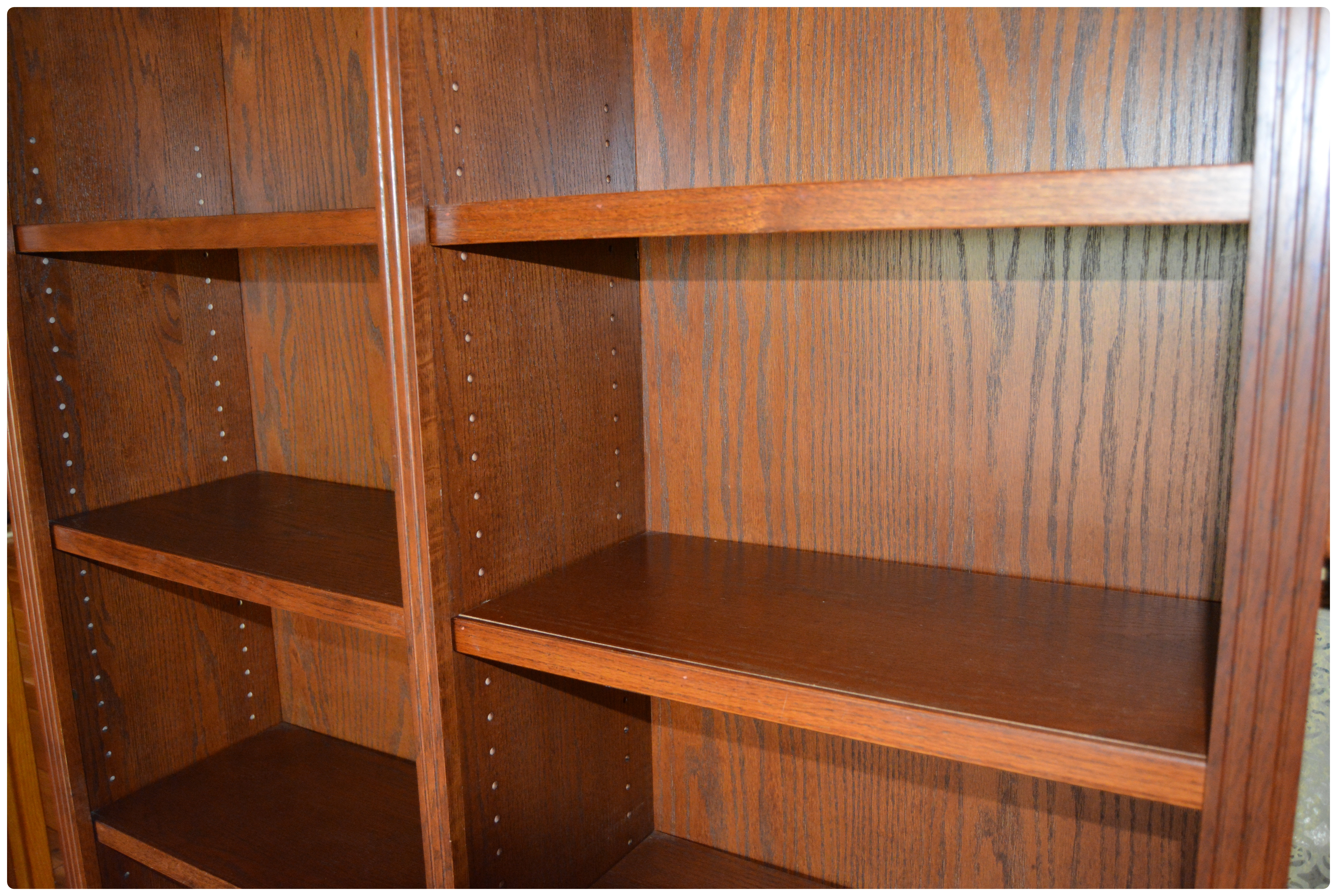 Whalen Oak Sectional Book Shelf, Late 20th Century