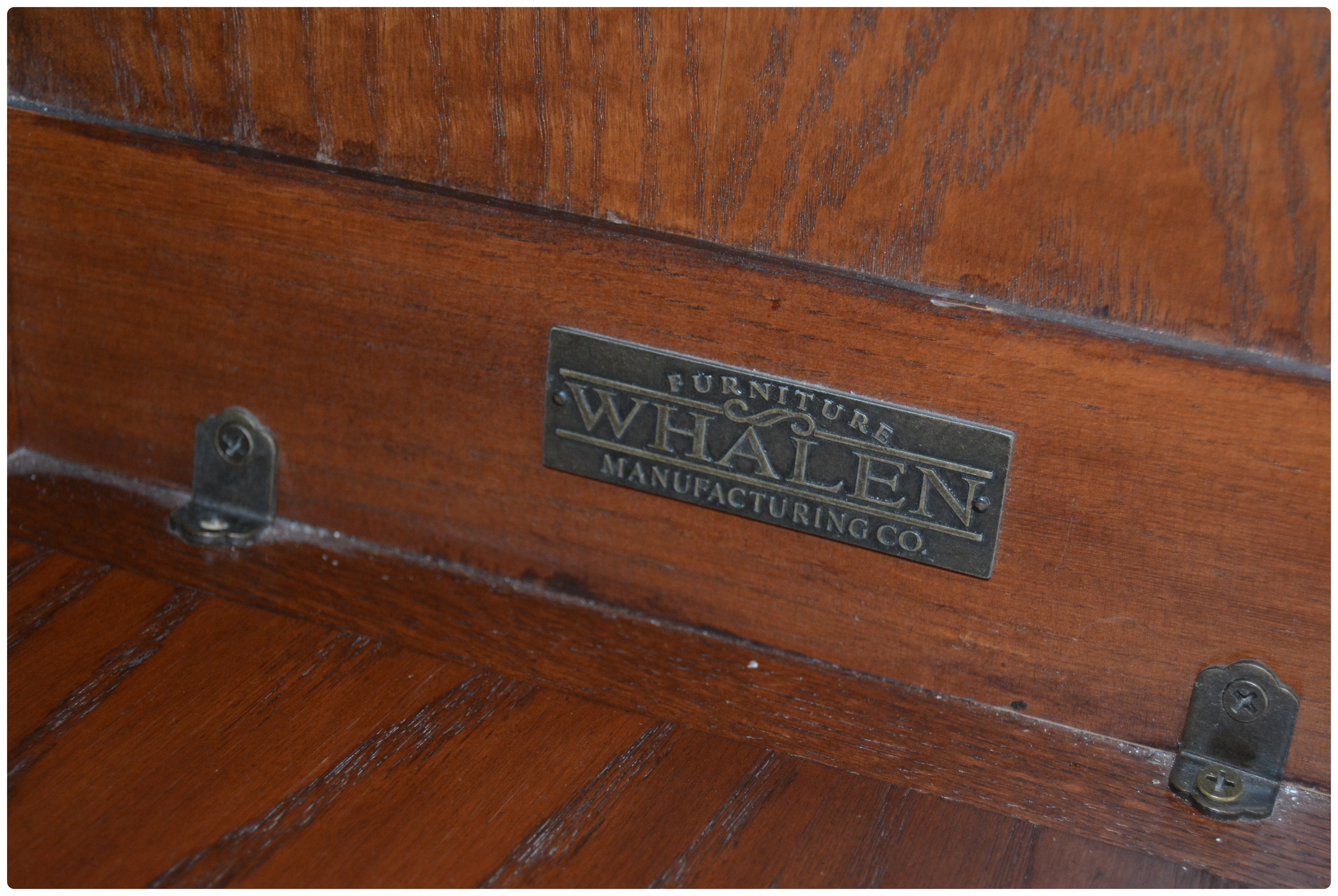 Whalen Oak Roll-Top Computer Desk, Contemporary