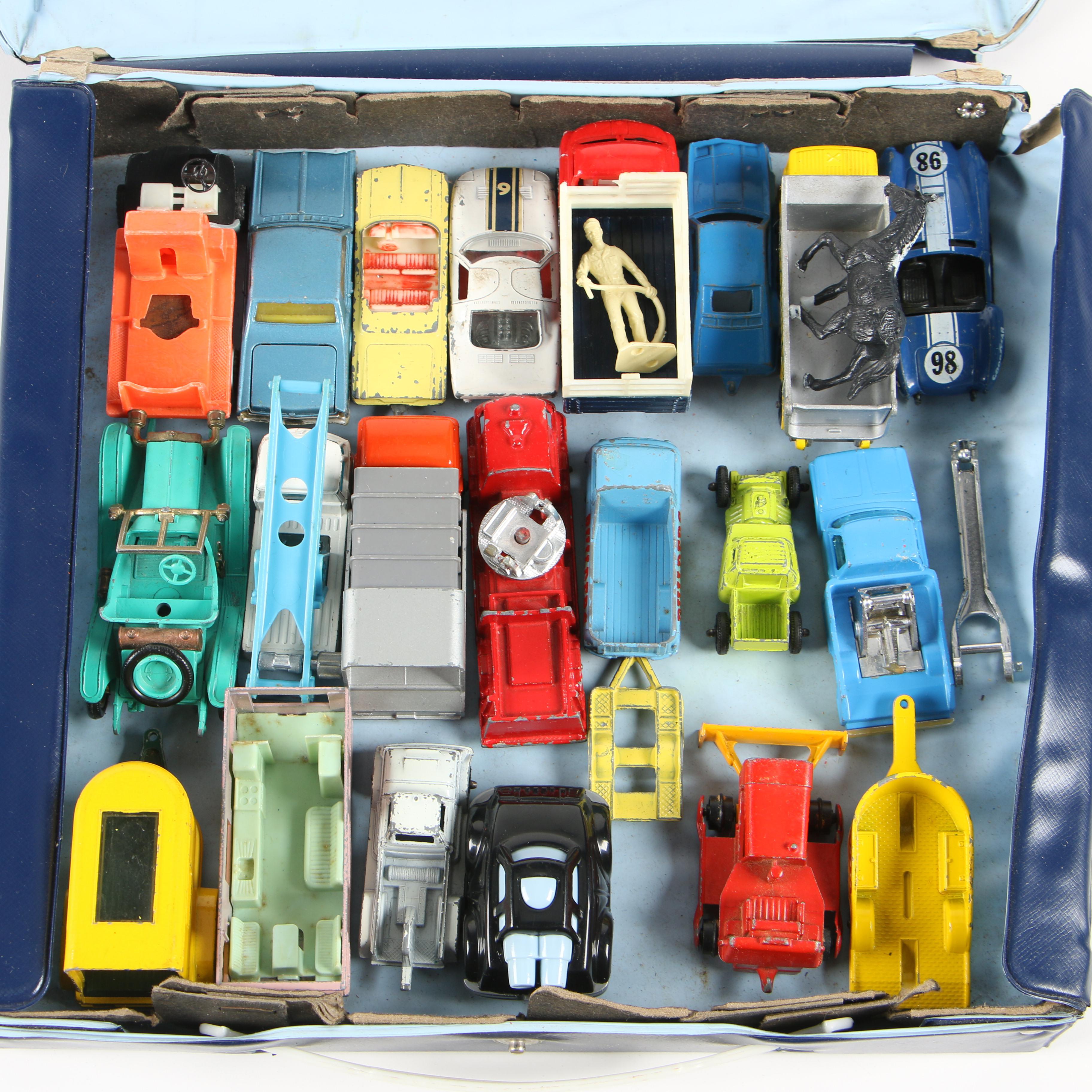 Die-Cast "Matchbox" Cars and Collector's Case