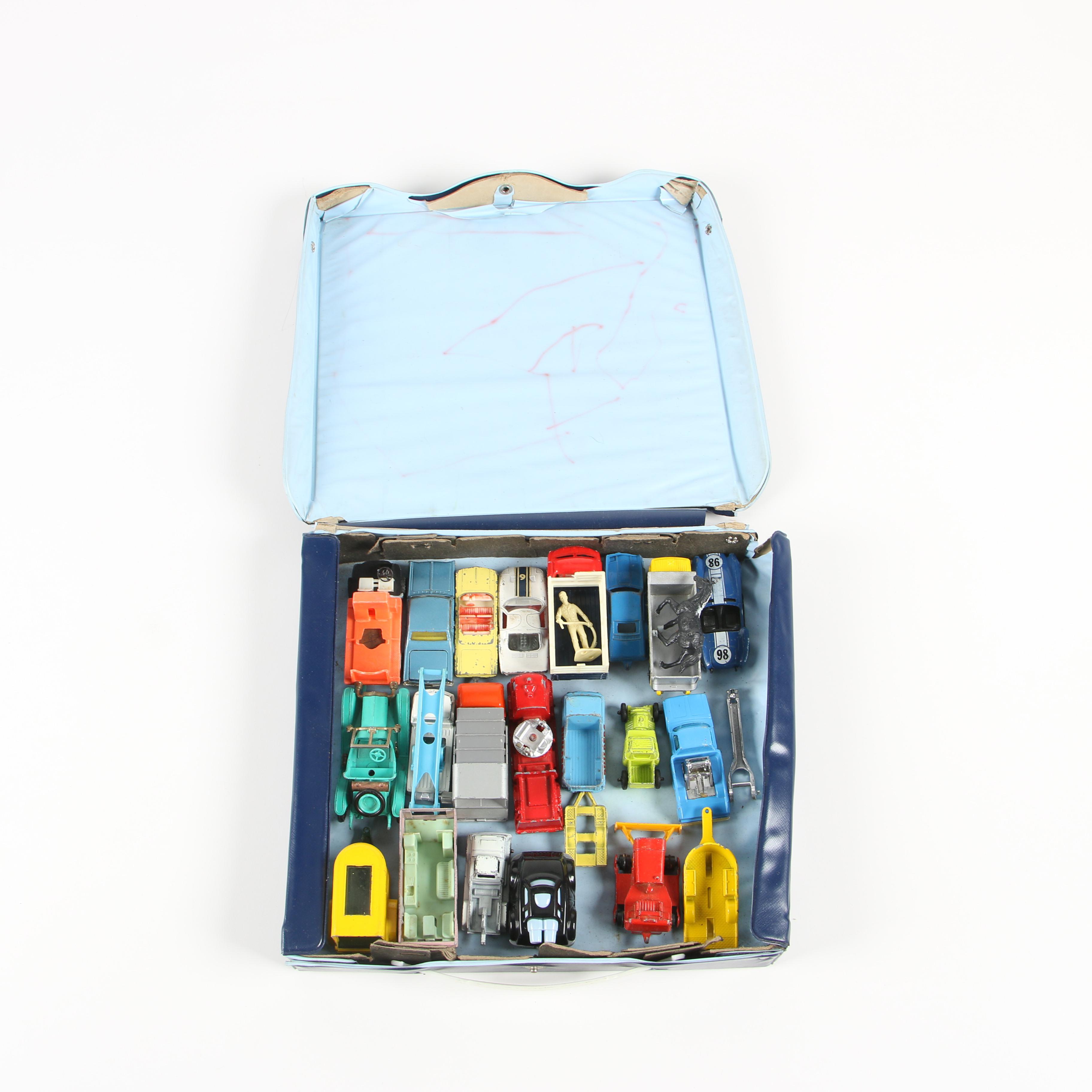 Die-Cast "Matchbox" Cars and Collector's Case