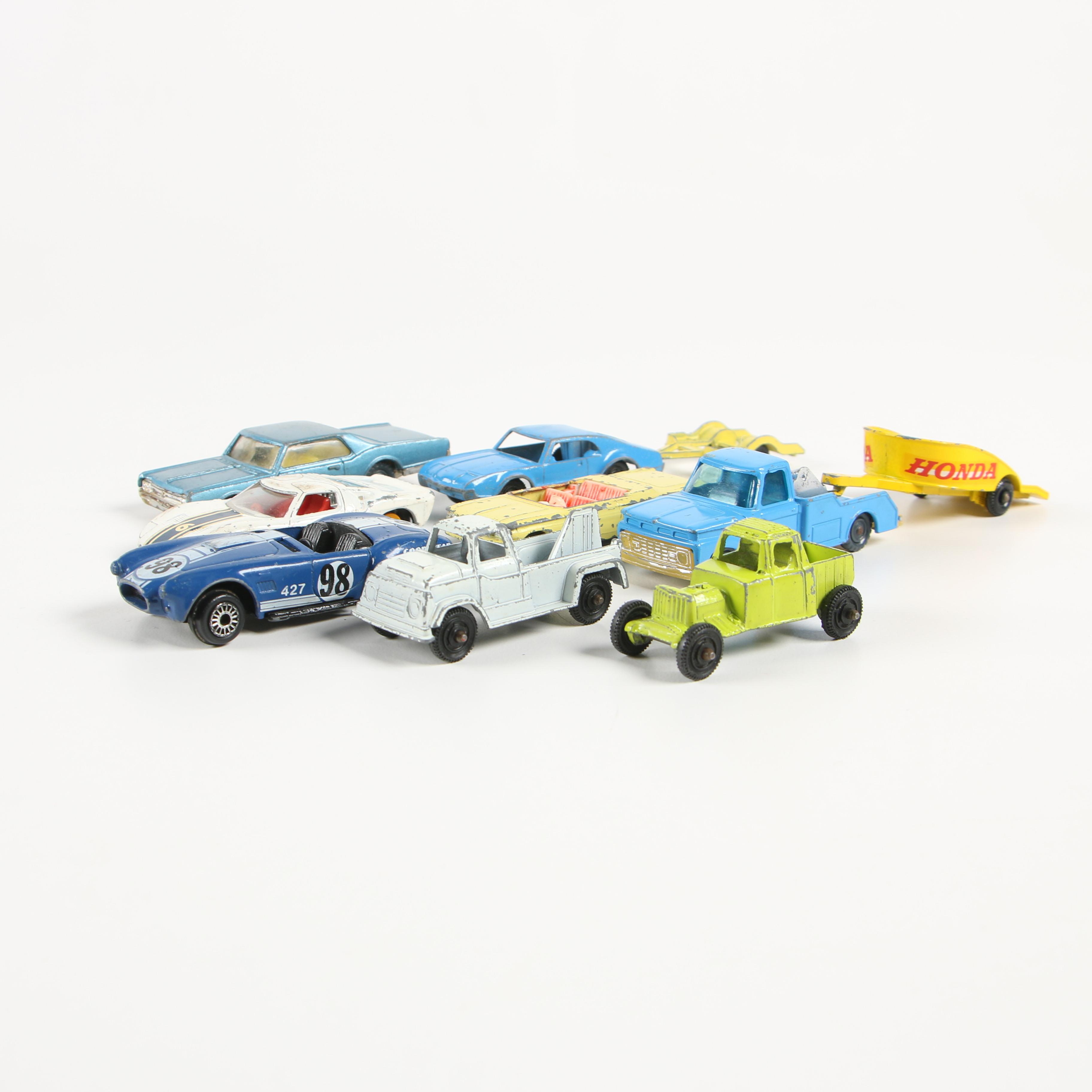 Die-Cast "Matchbox" Cars and Collector's Case