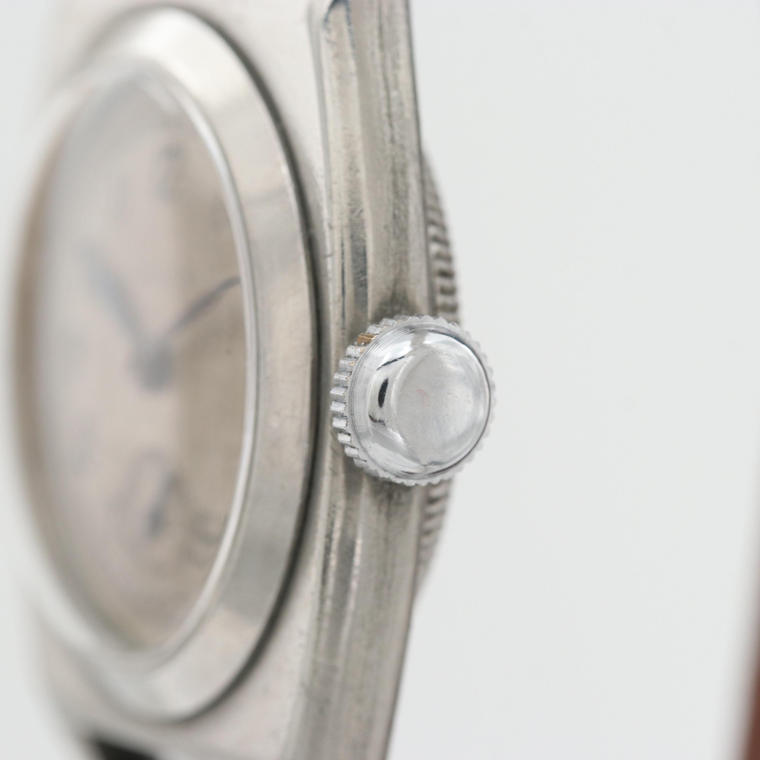 Vintage Rolex Viceroy 1573 Stainless Steel Stem Wind Watch, 1938